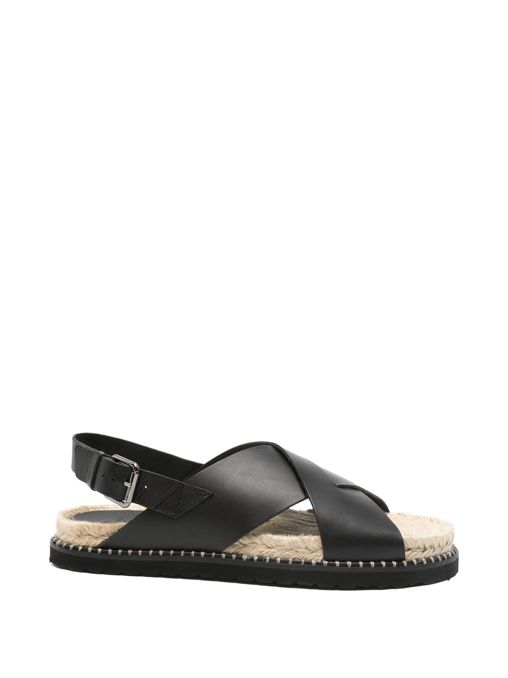 crossover-strap slingback sandals