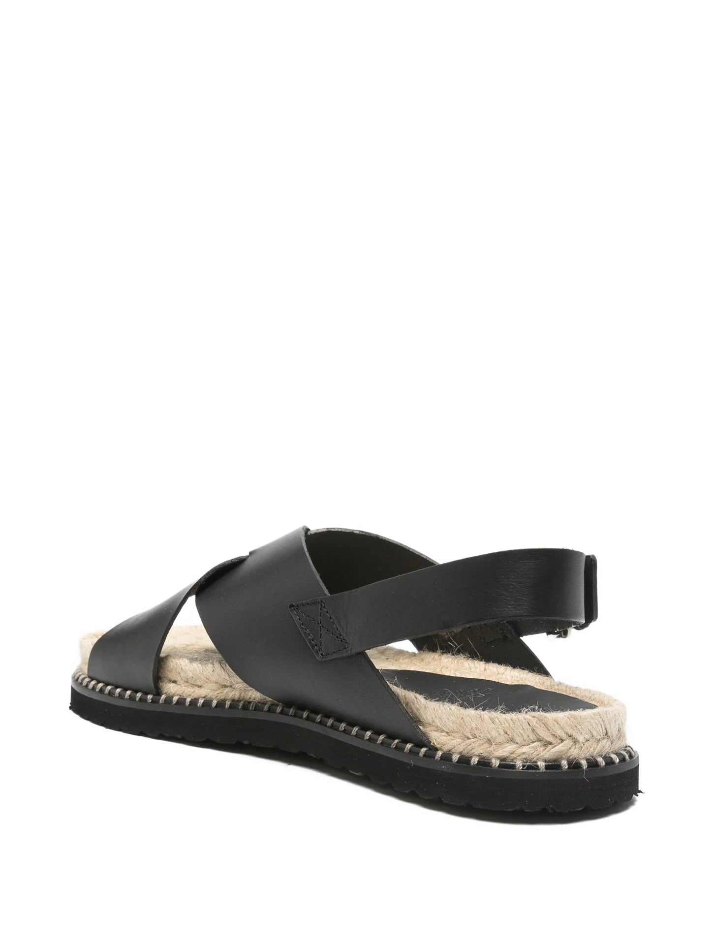 crossover-strap slingback sandals