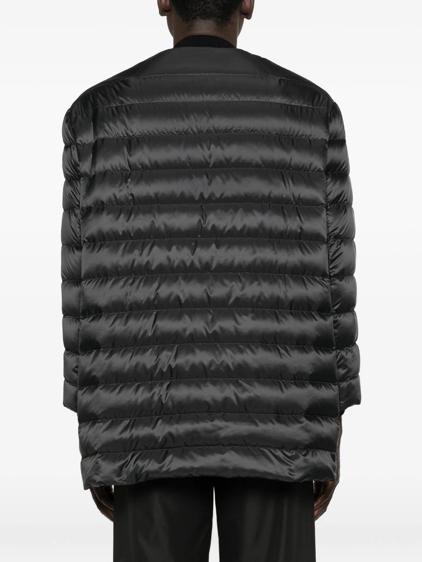 Flight logo-appliqué quilted jacket