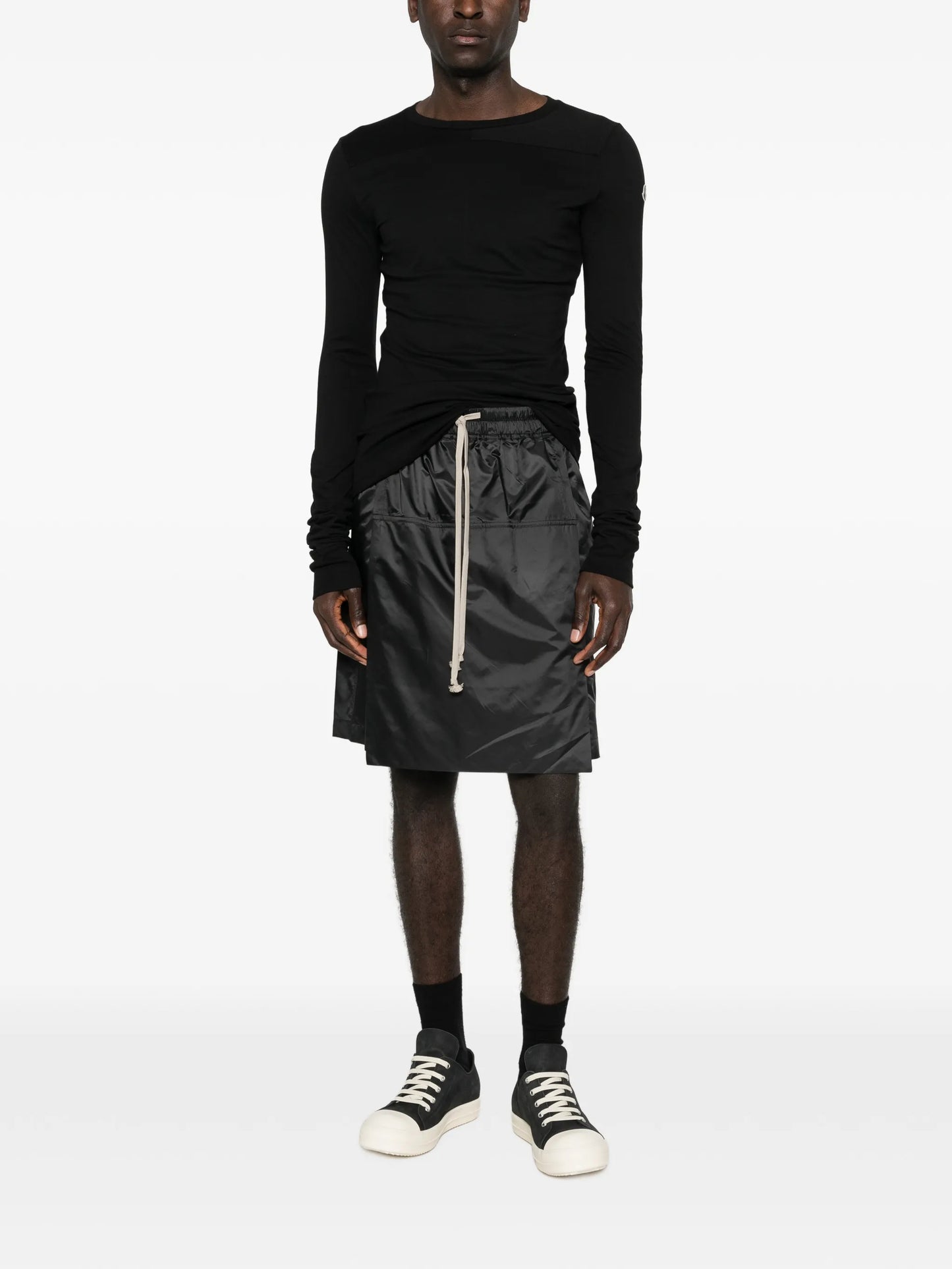 drawstring pocket skort