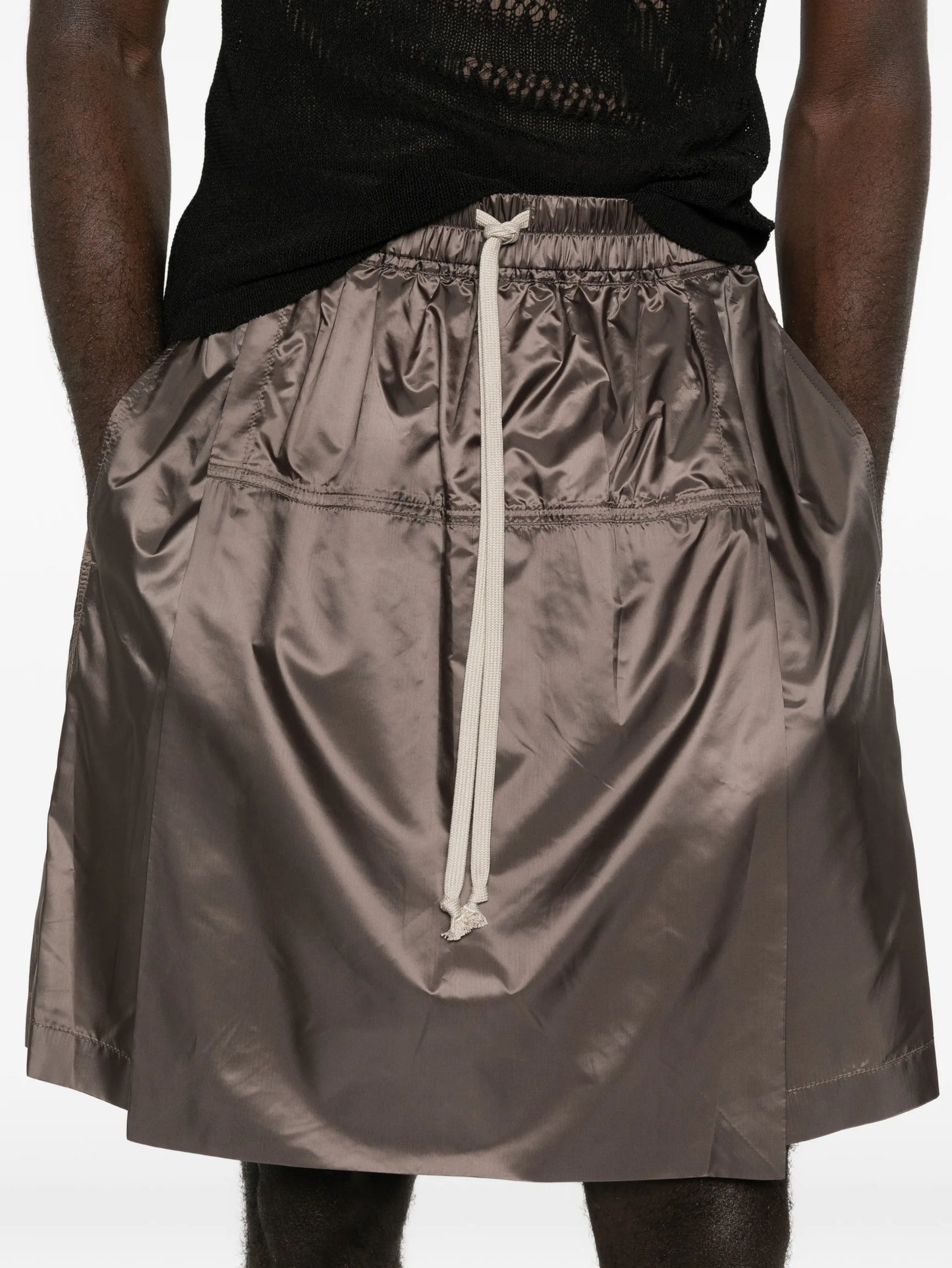 drawstring-waist skorts