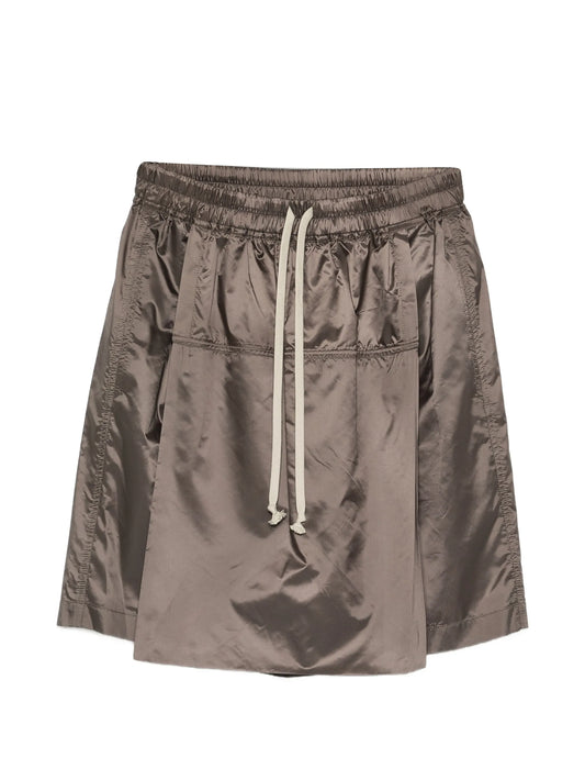 drawstring-waist skorts