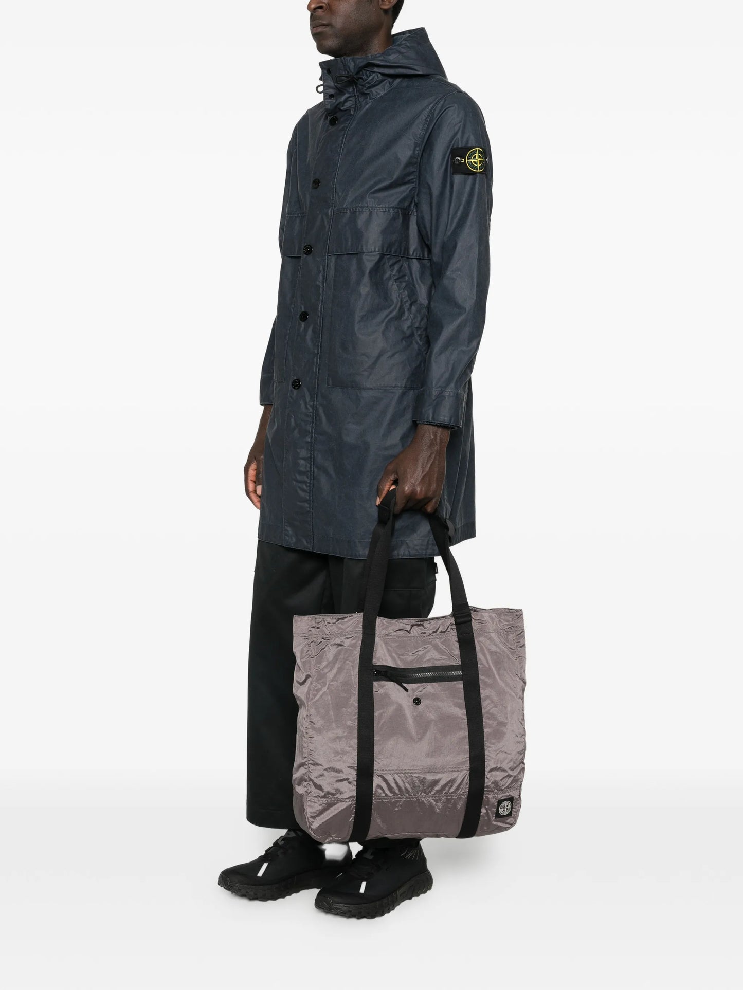 logo-patch tote bag