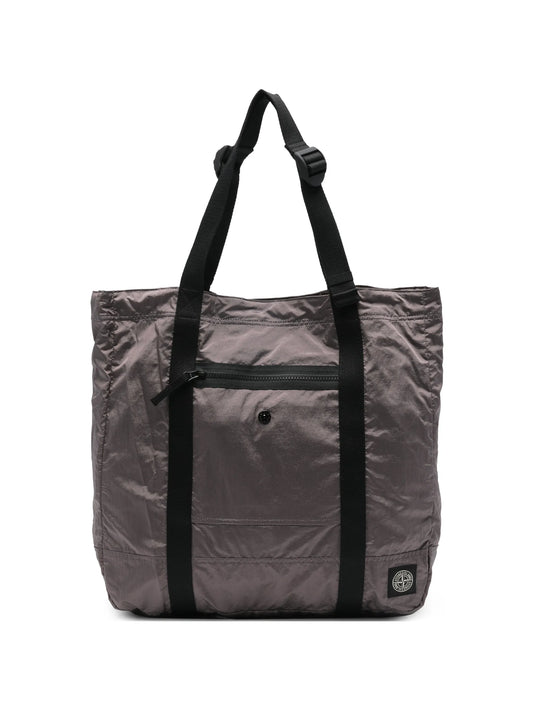 logo-patch tote bag