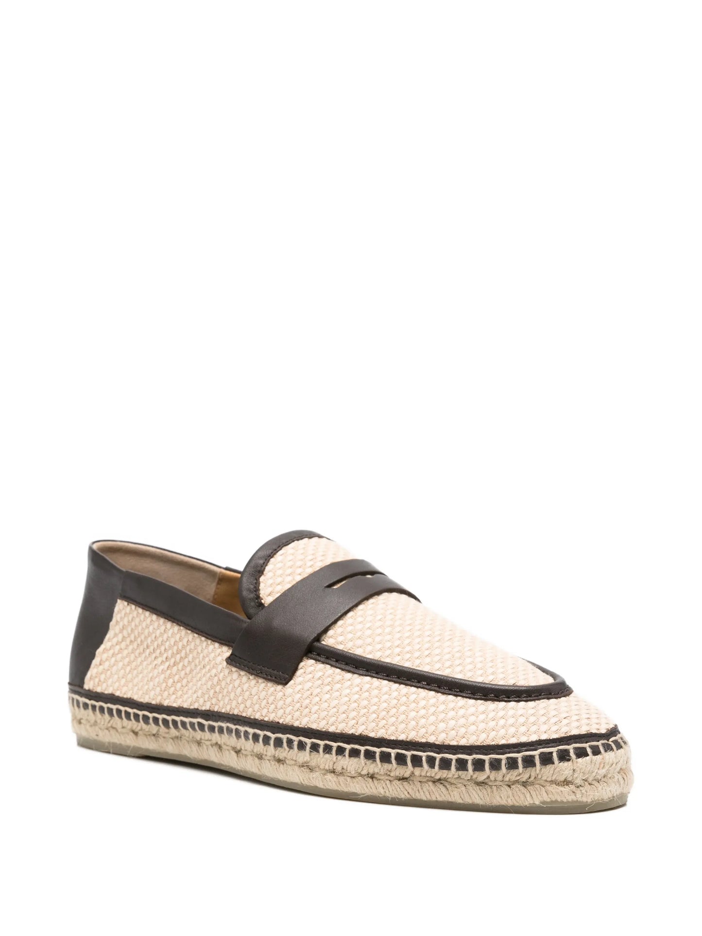 Norris leather-trimmed espadrilles