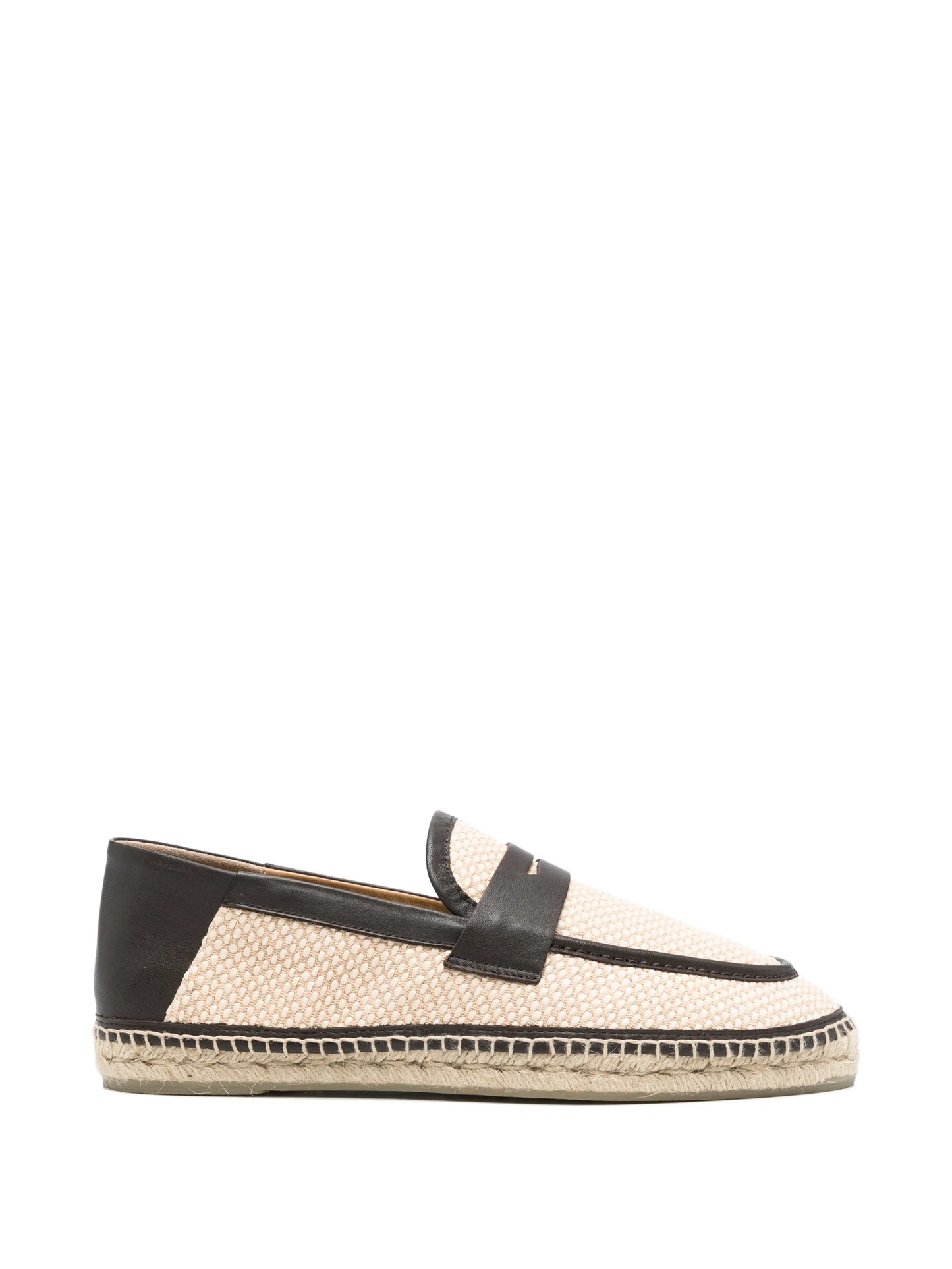 Norris leather-trimmed espadrilles