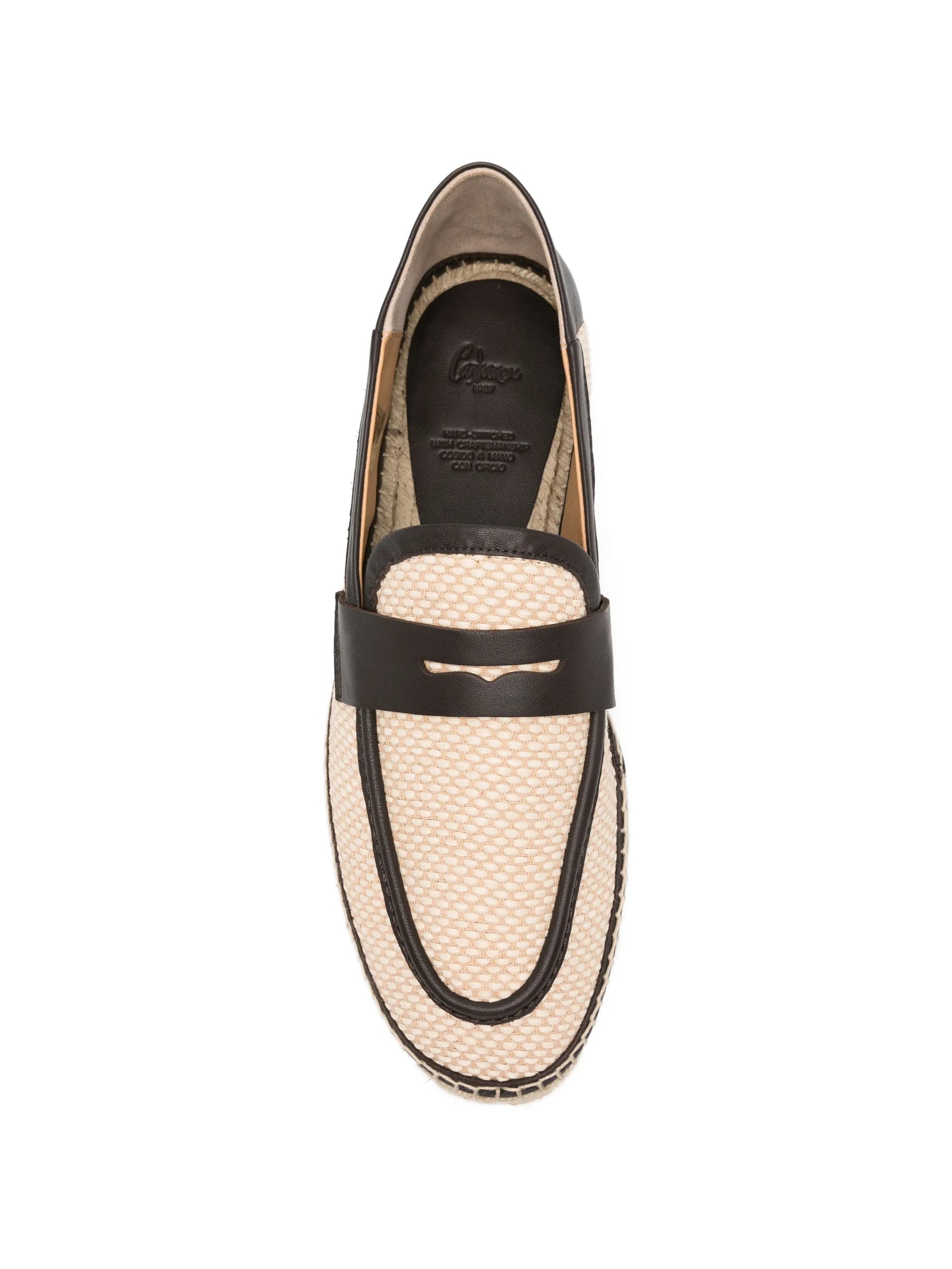 Norris leather-trimmed espadrilles
