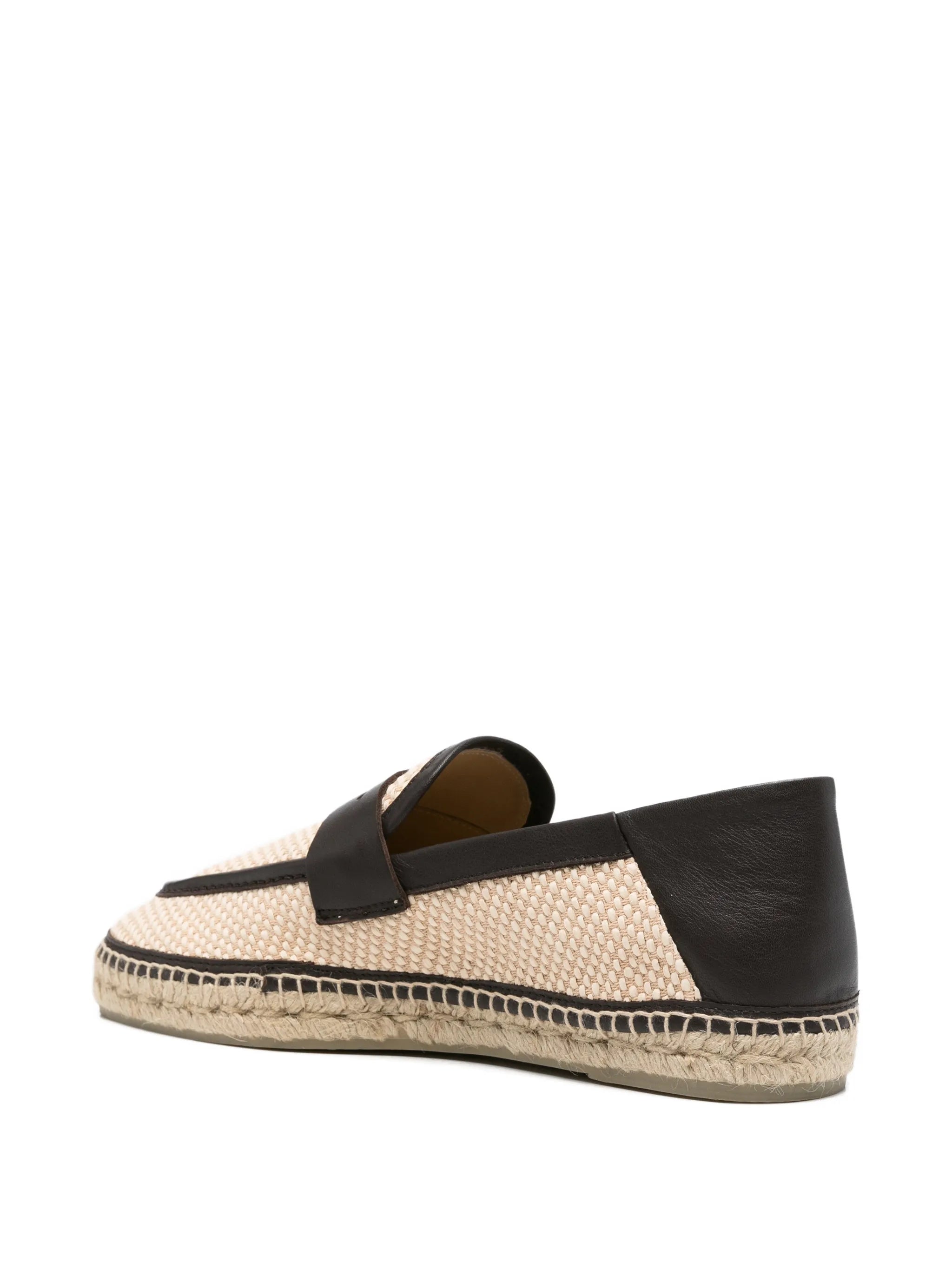 Norris leather-trimmed espadrilles