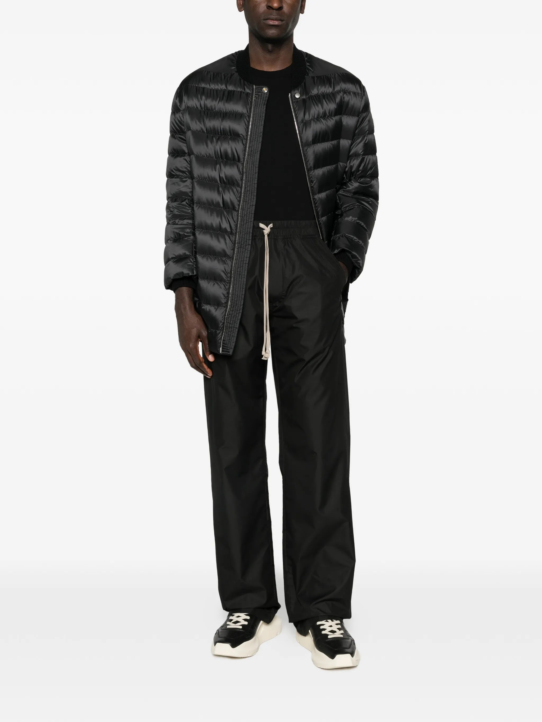 drawstring elasticated trousers