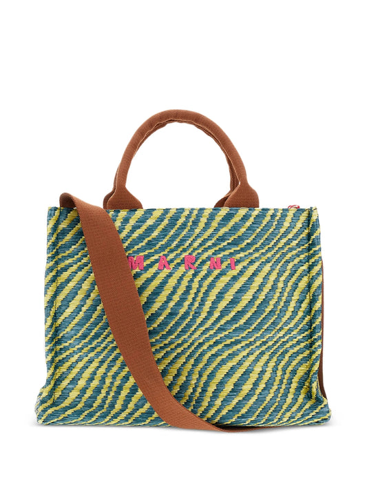 small logo-detail tote bag