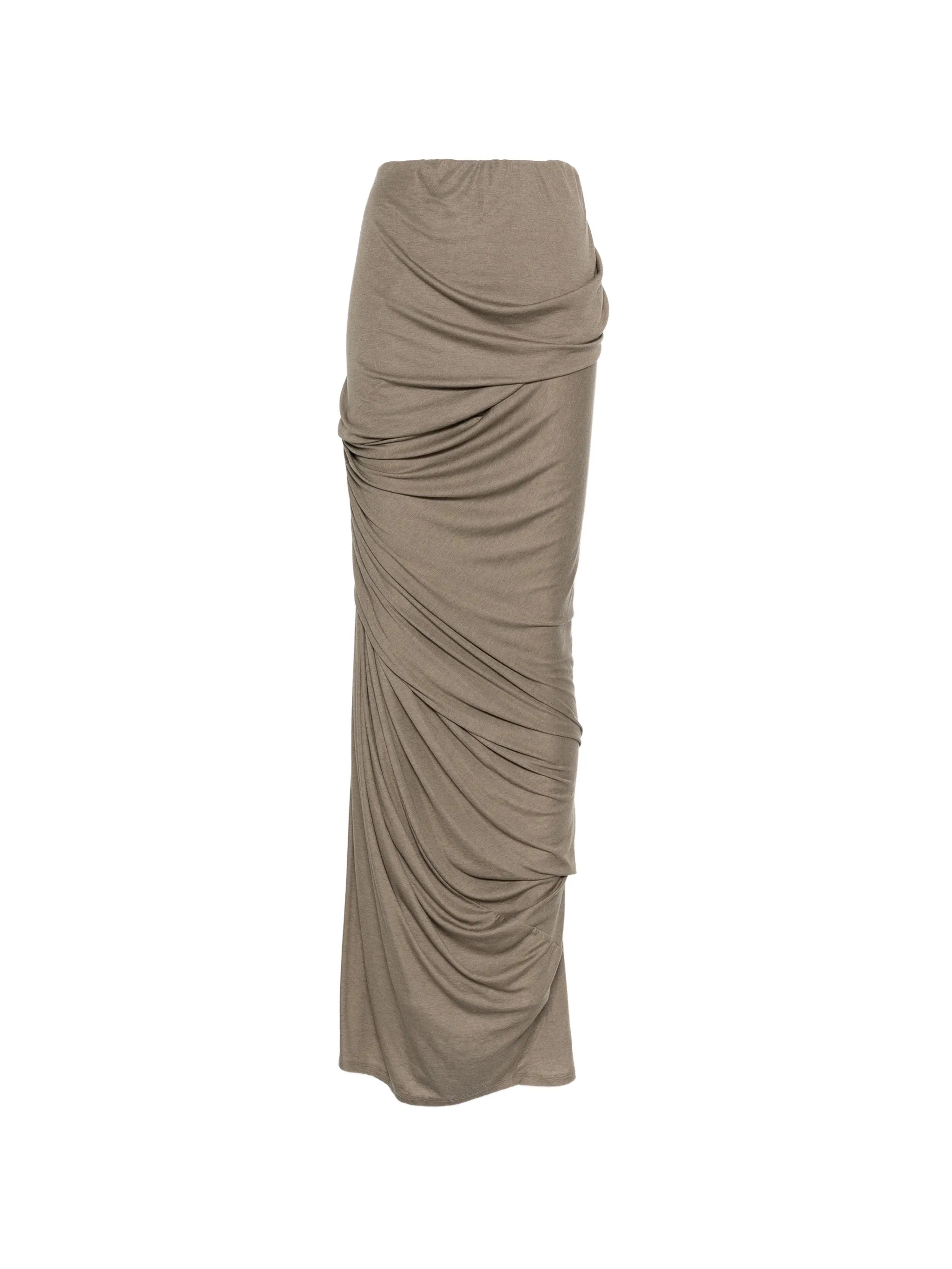 Dia draped-design maxi skirt