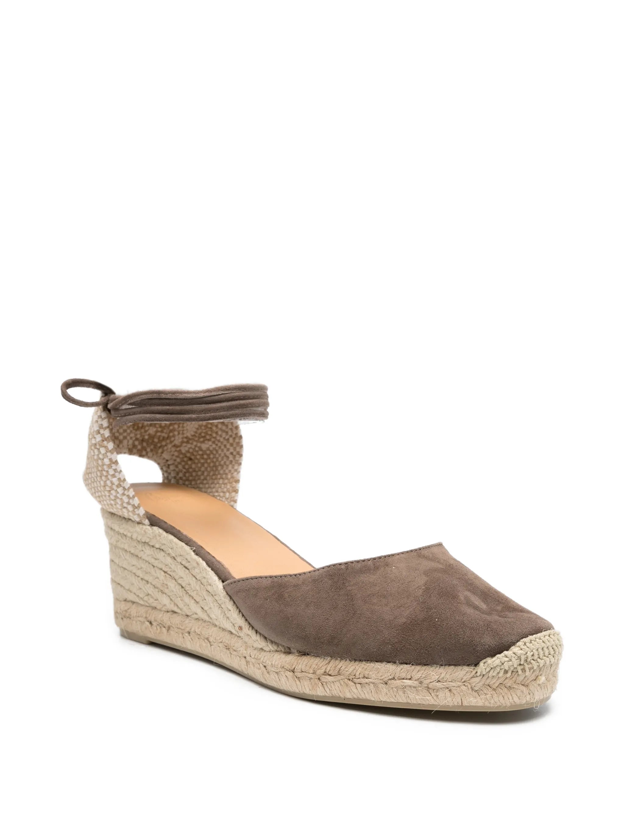 Carina tie-fastening espadrilles