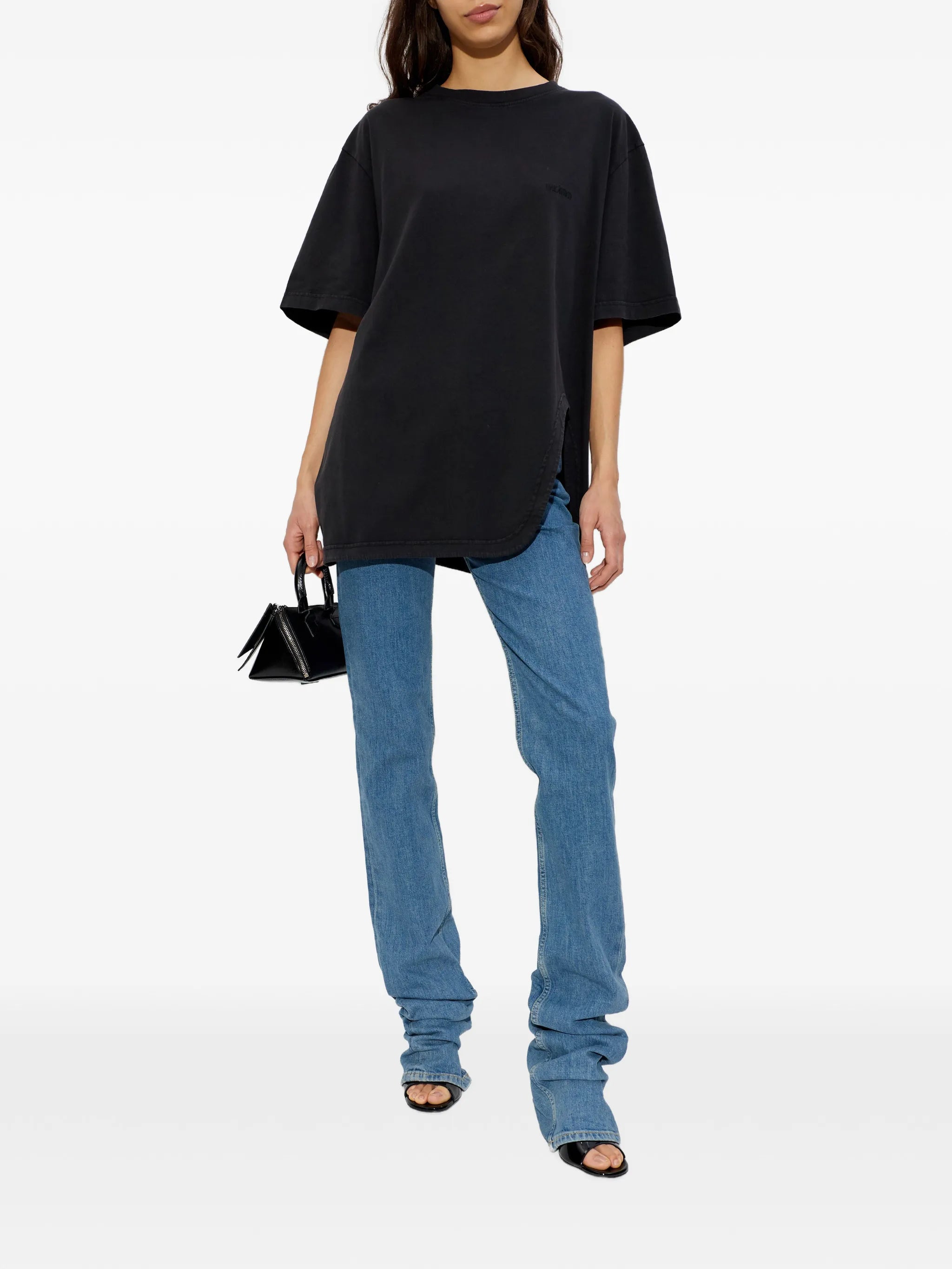 logo-patch jeans