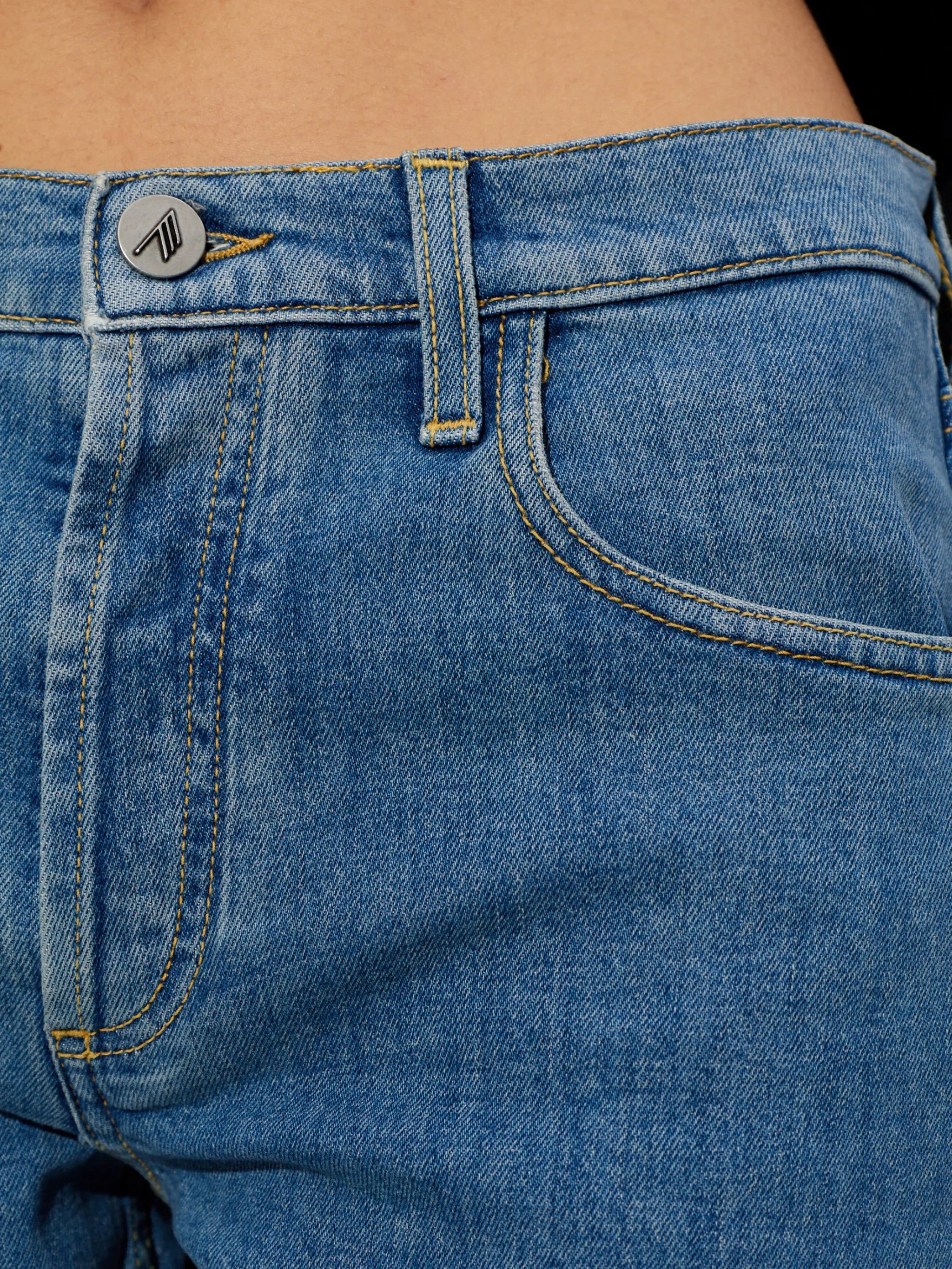 logo-patch jeans