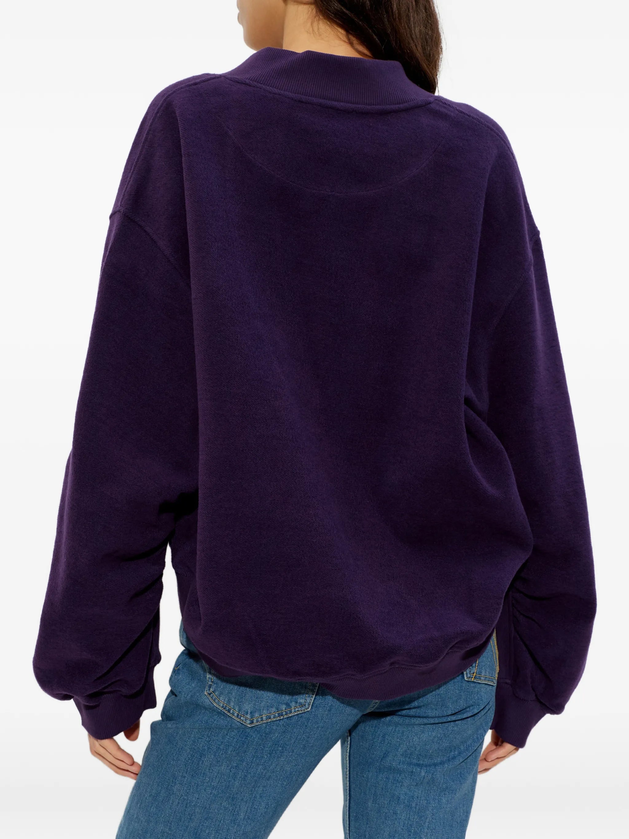 V-neck logo sweatshirt