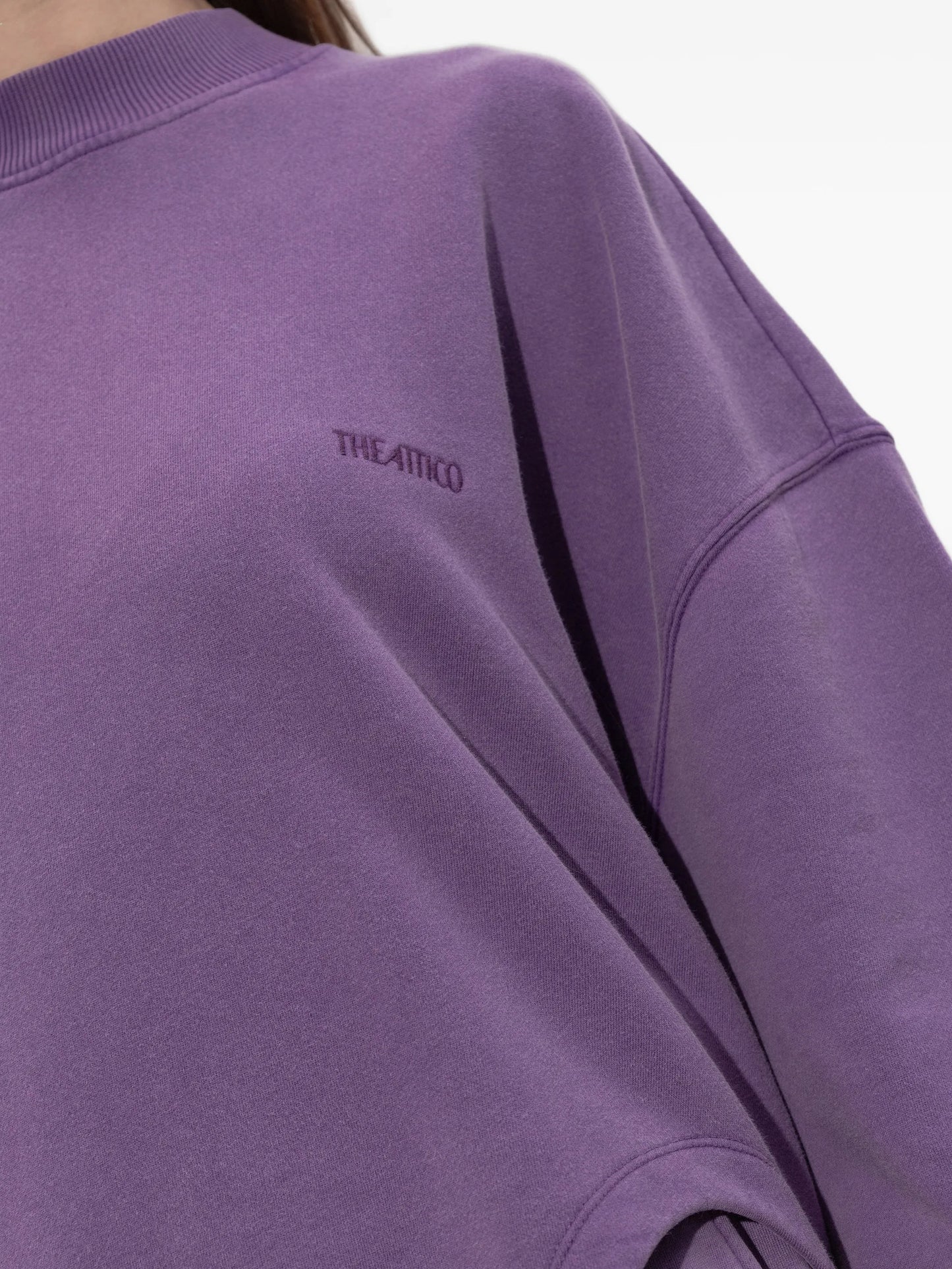 side-slit sweatshirt