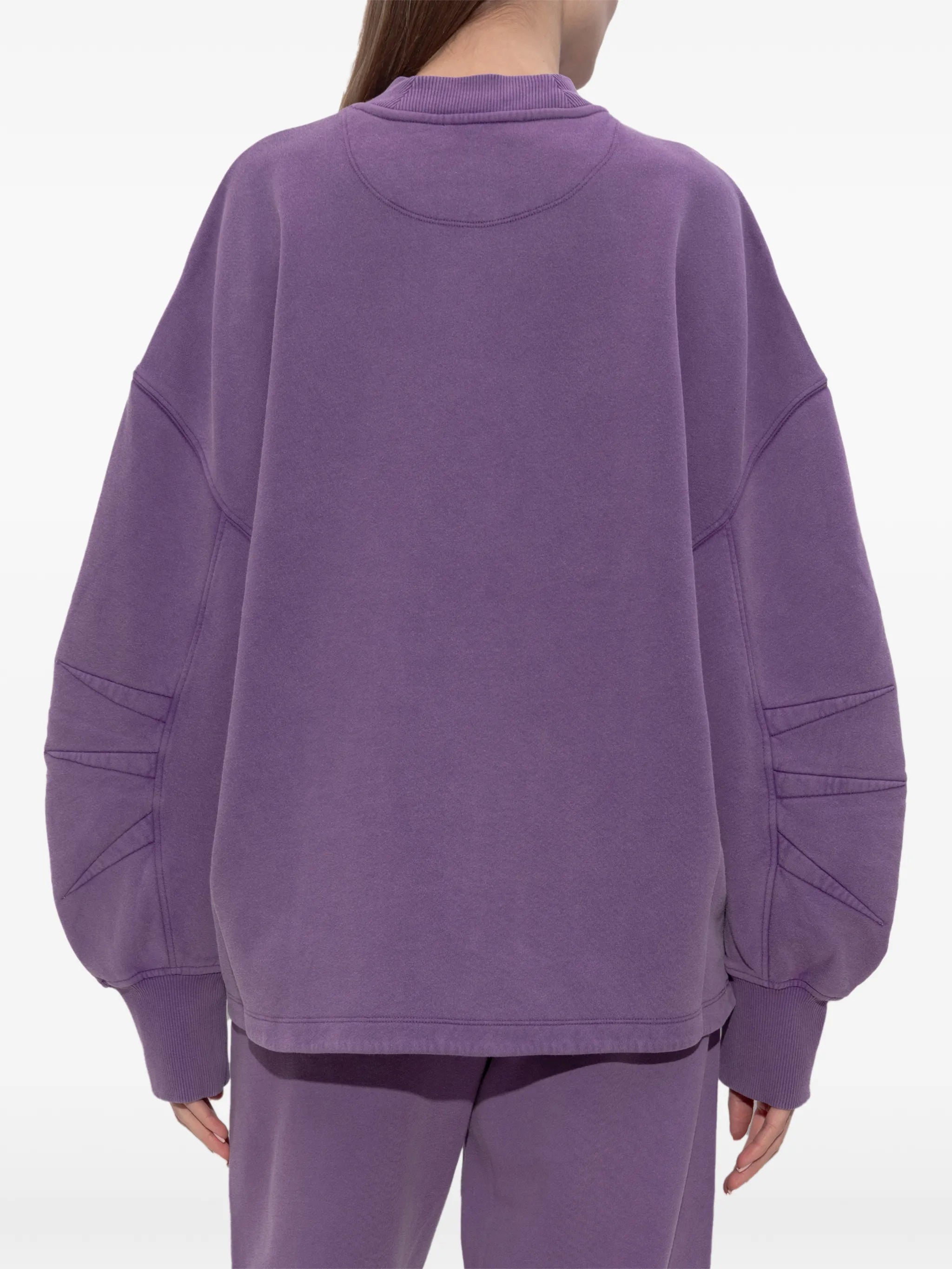 side-slit sweatshirt