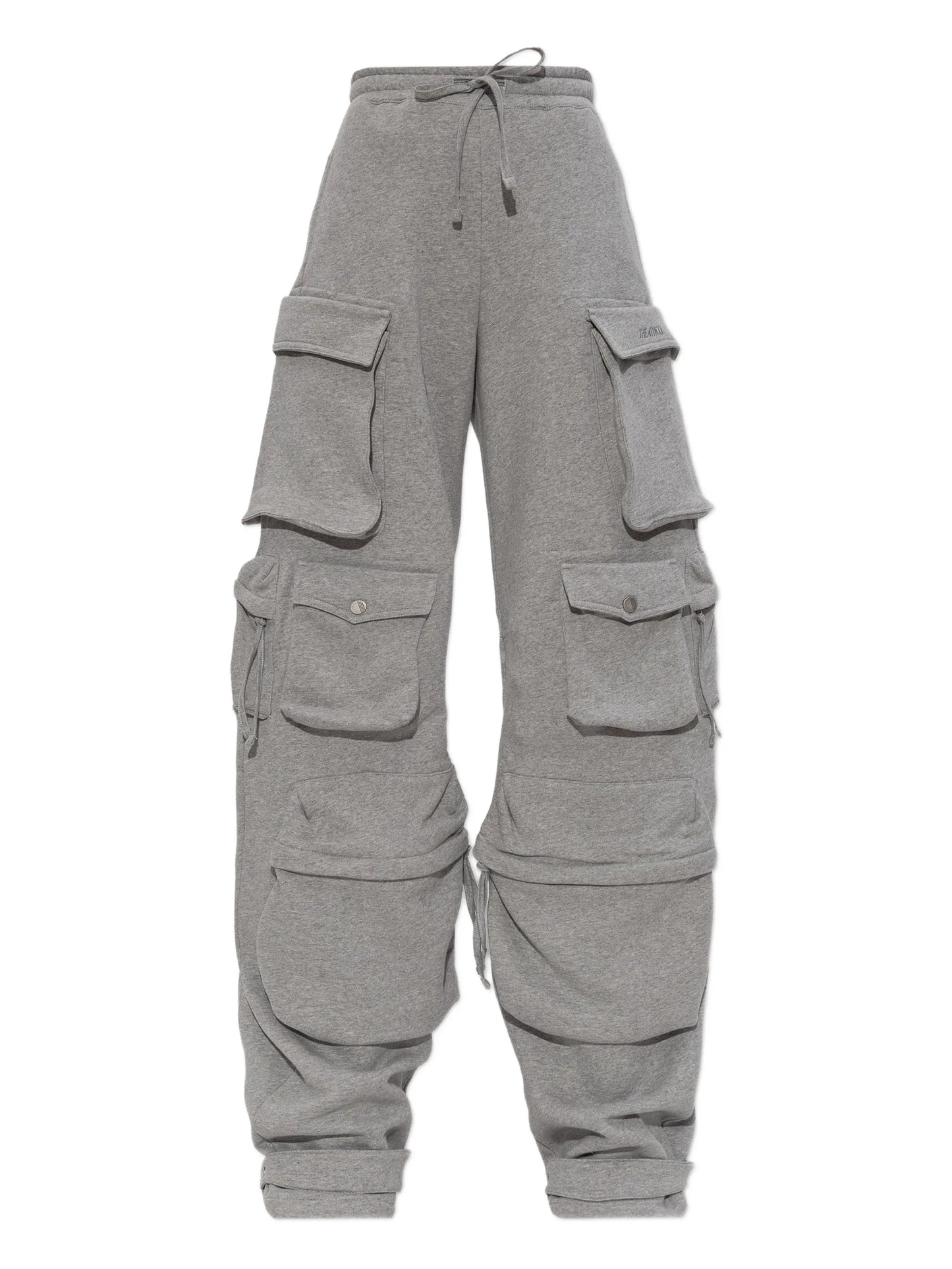 drawstring cargo track pants