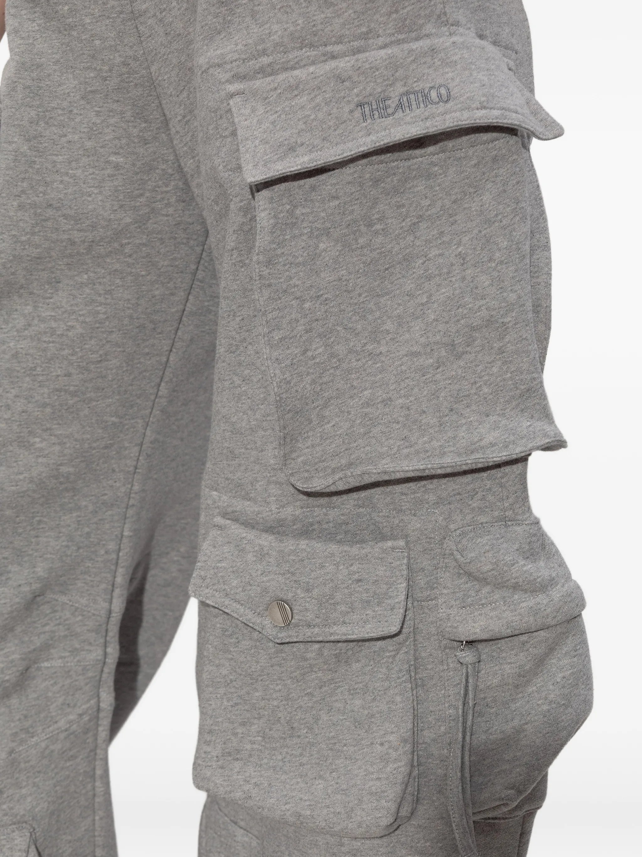 drawstring cargo track pants