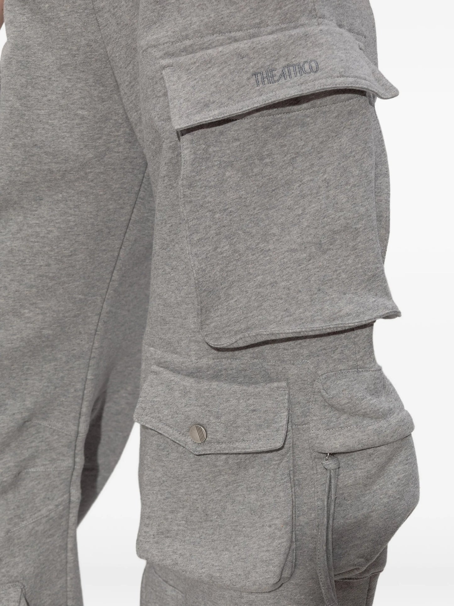 drawstring cargo track pants