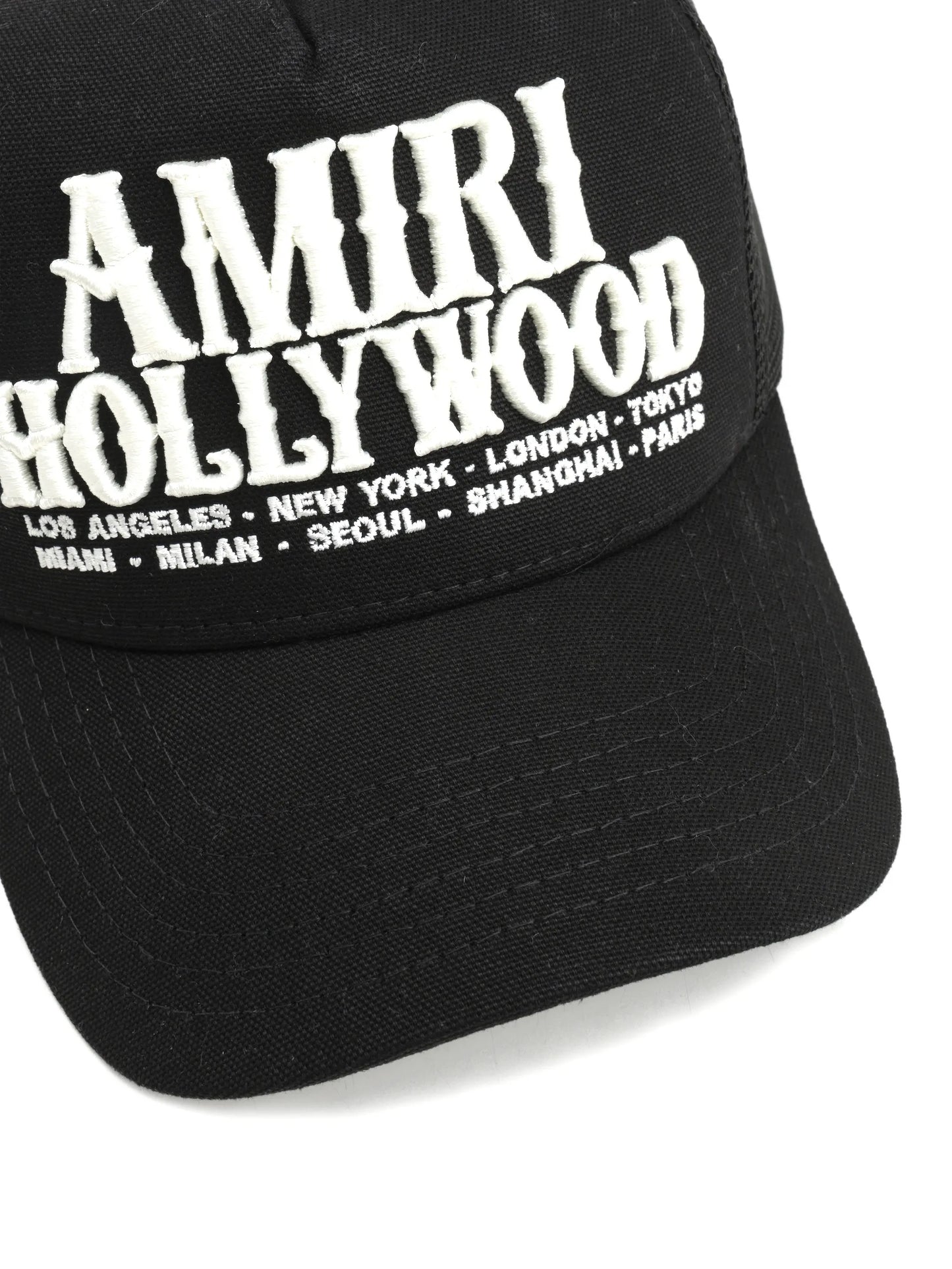lettering mesh baseball hat