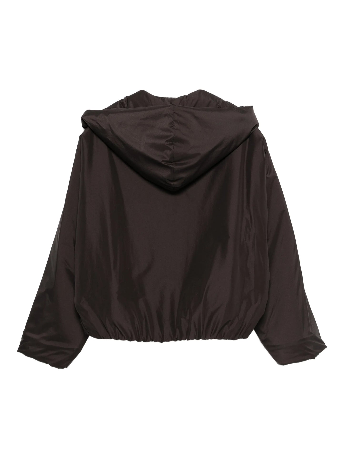 Duvet hooded coat