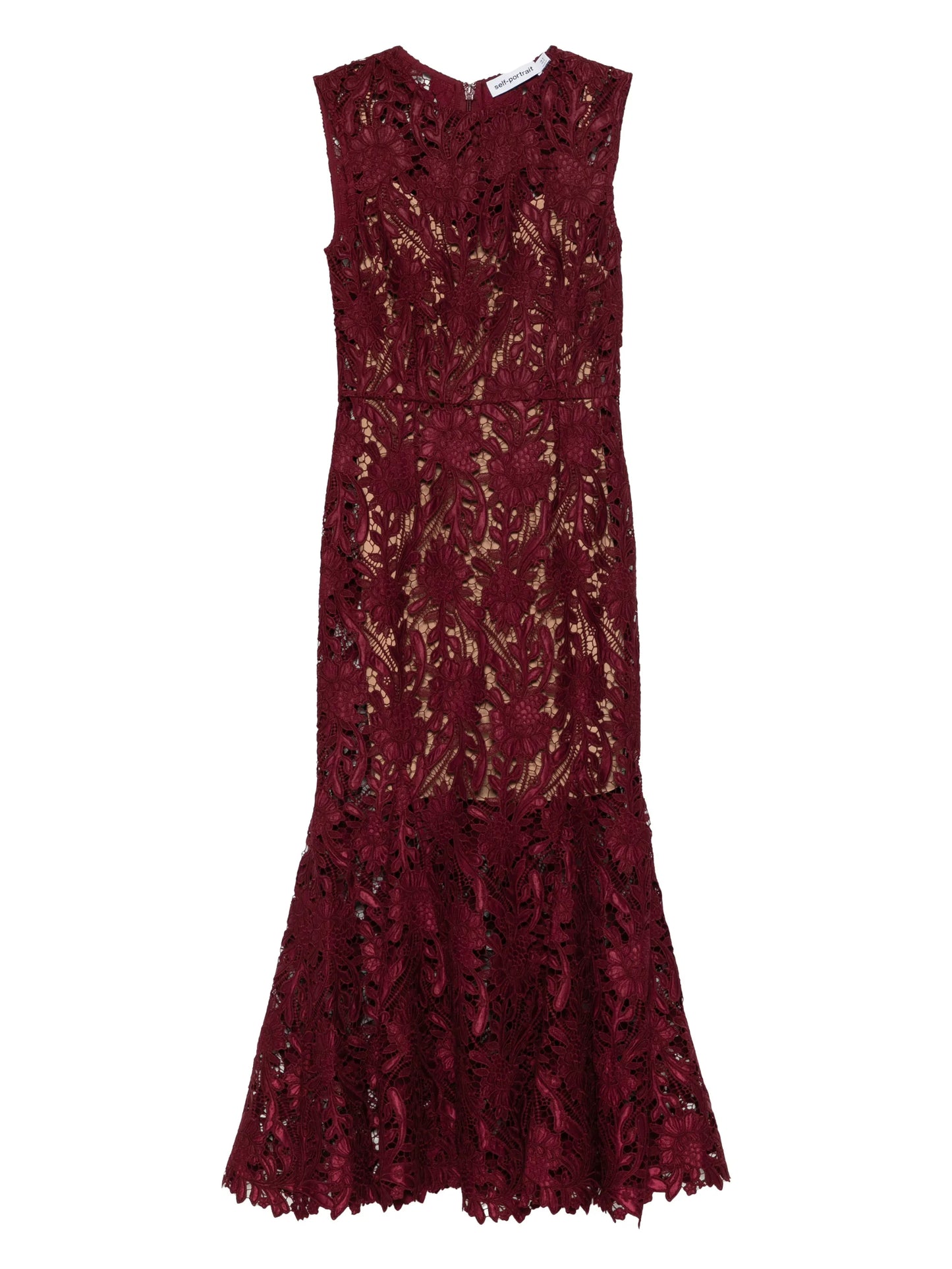 sleeveless midi dress