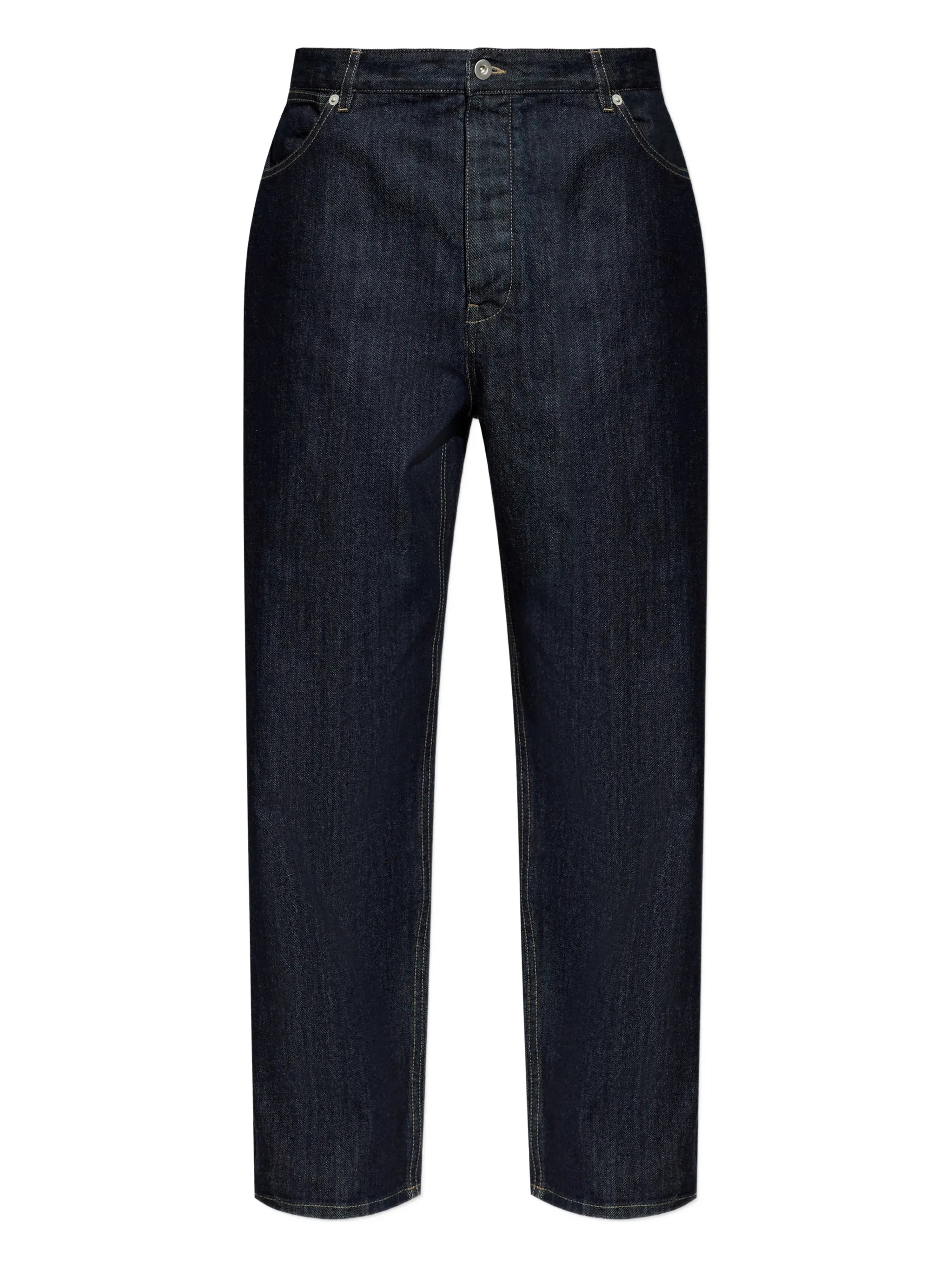 button-fastening jeans