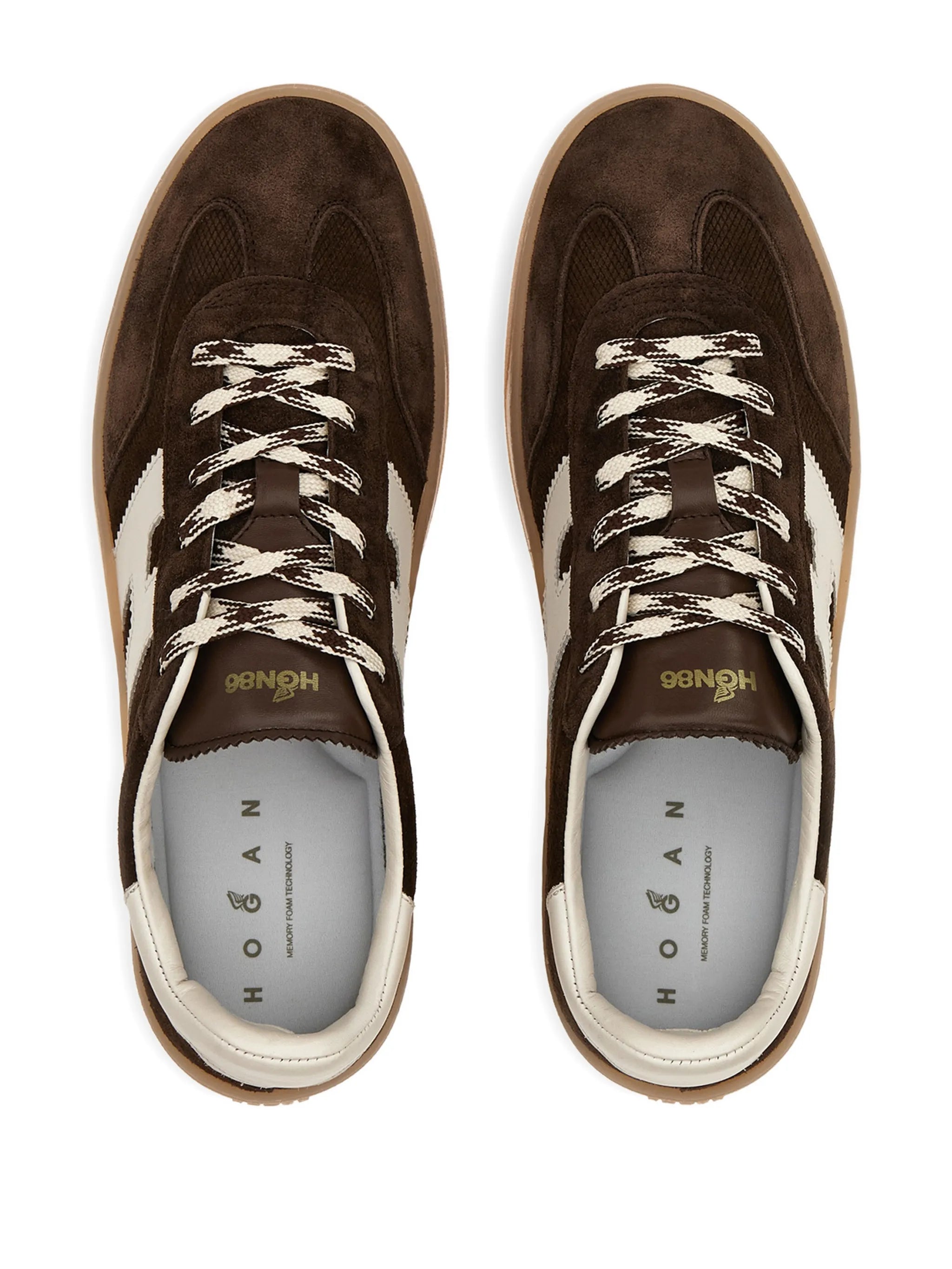 textured logo-appliqué sneakers
