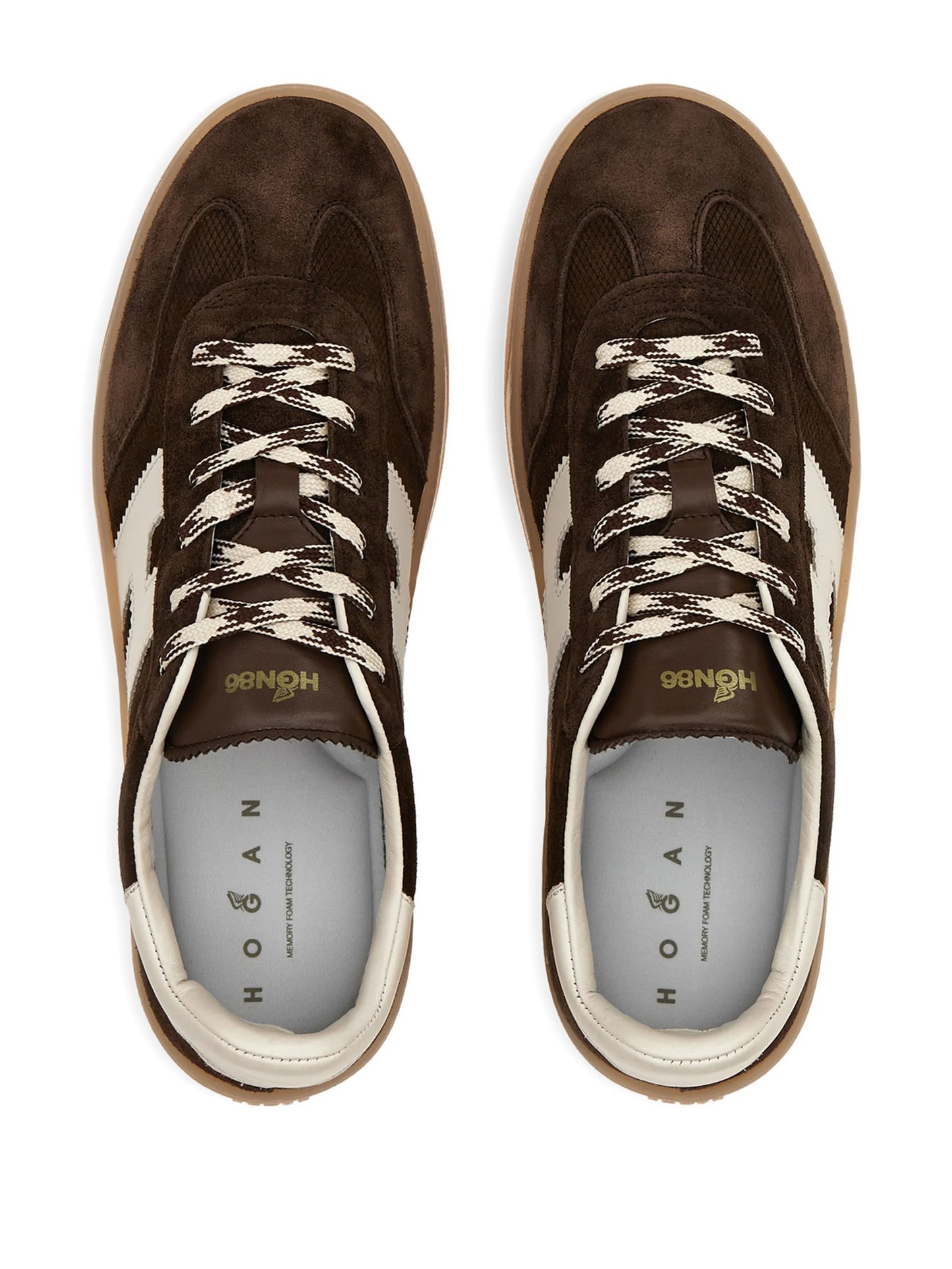 Cool textured logo-appliqué sneakers