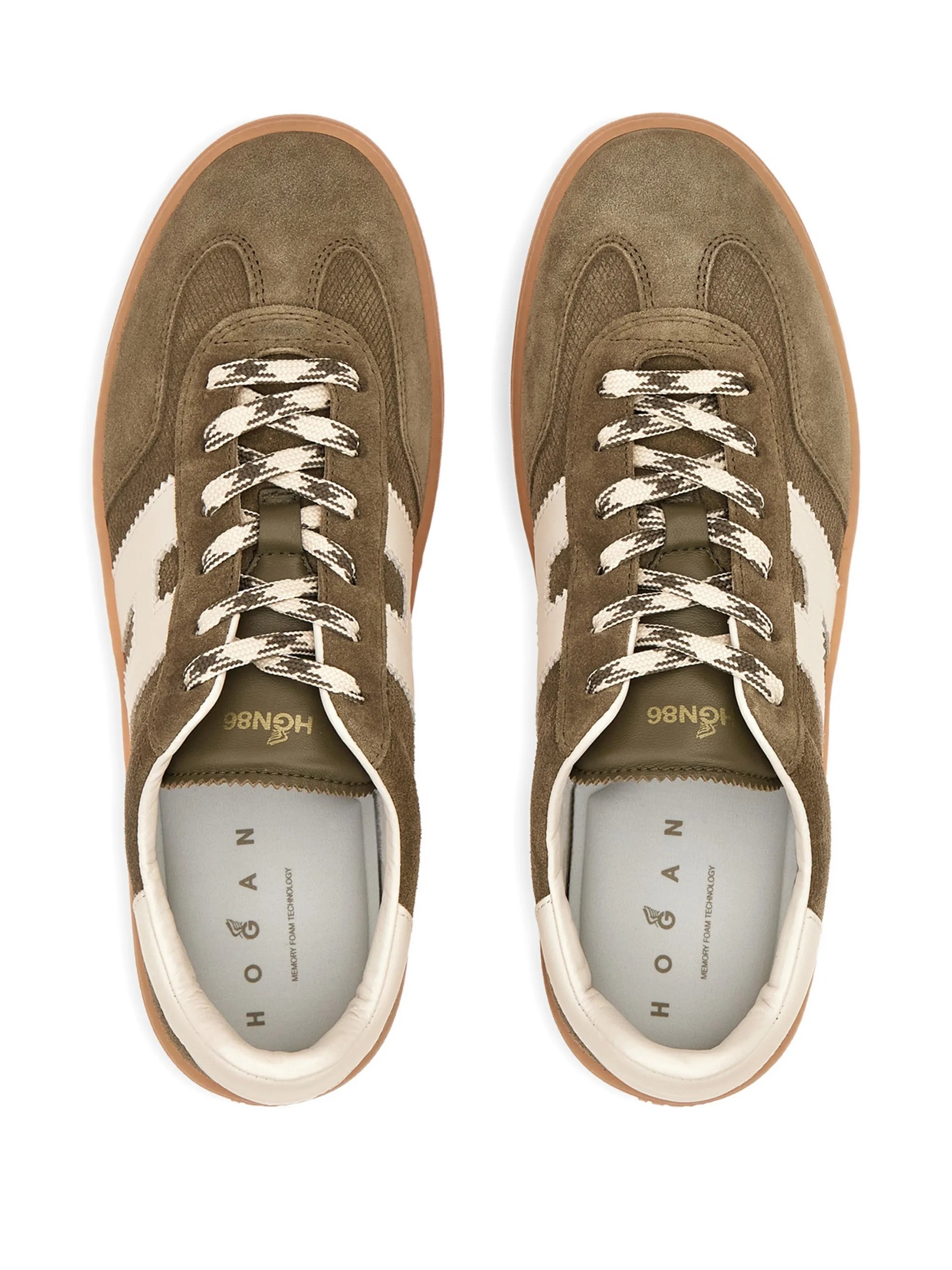 Cool suede logo-appliqué low-top sneakers
