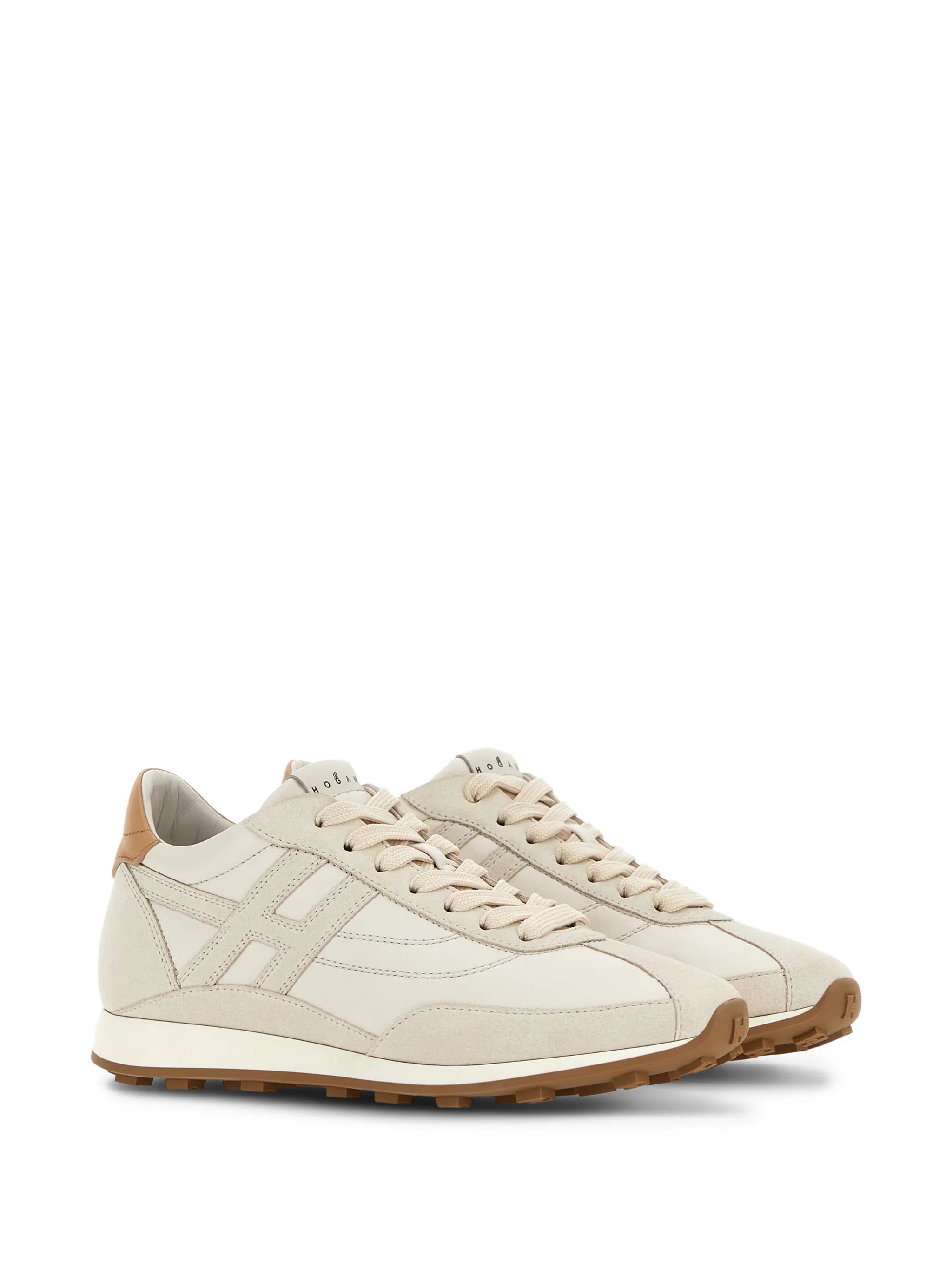Athletic lace-up sneakers
