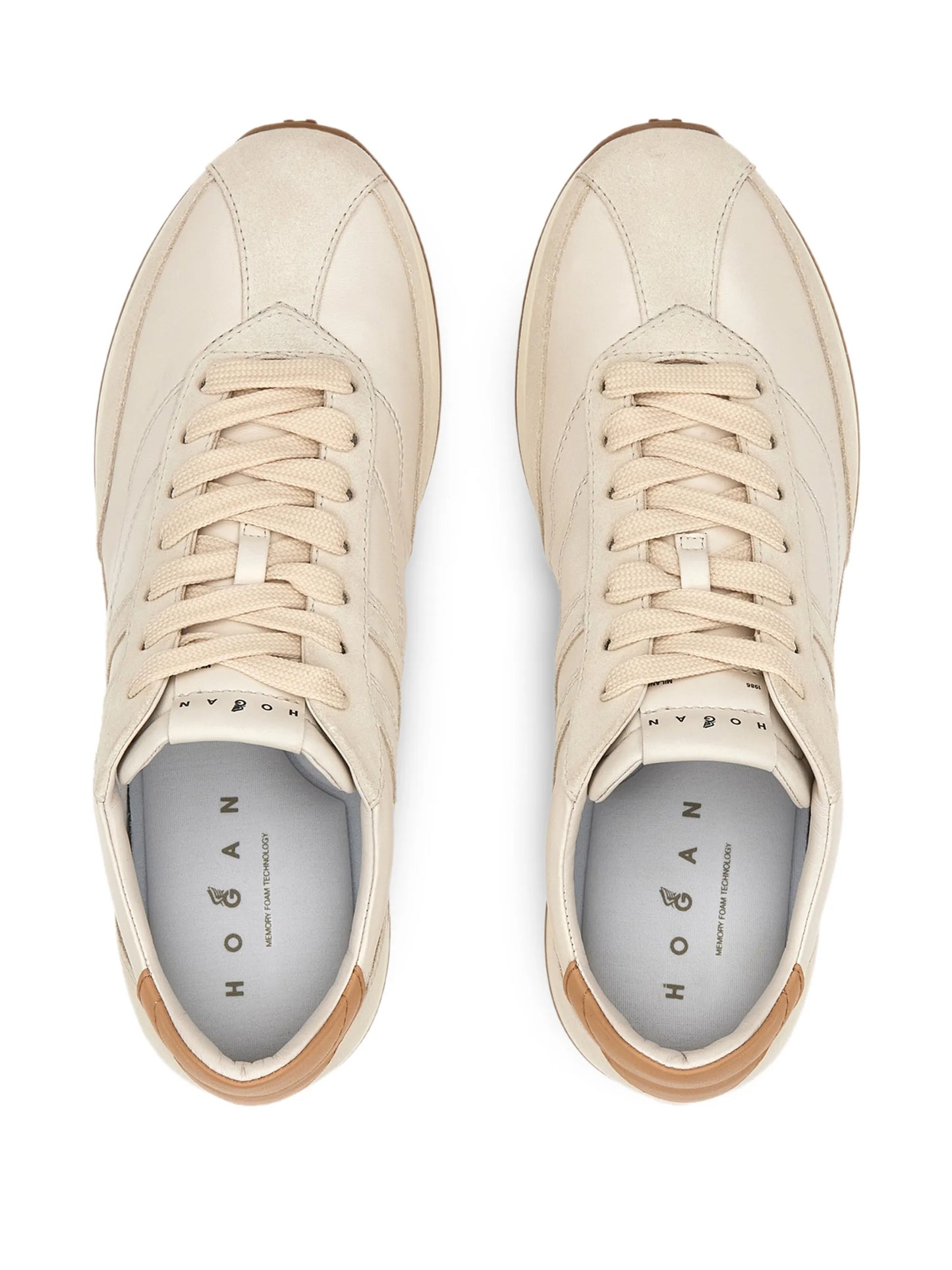 Athletic lace-up sneakers