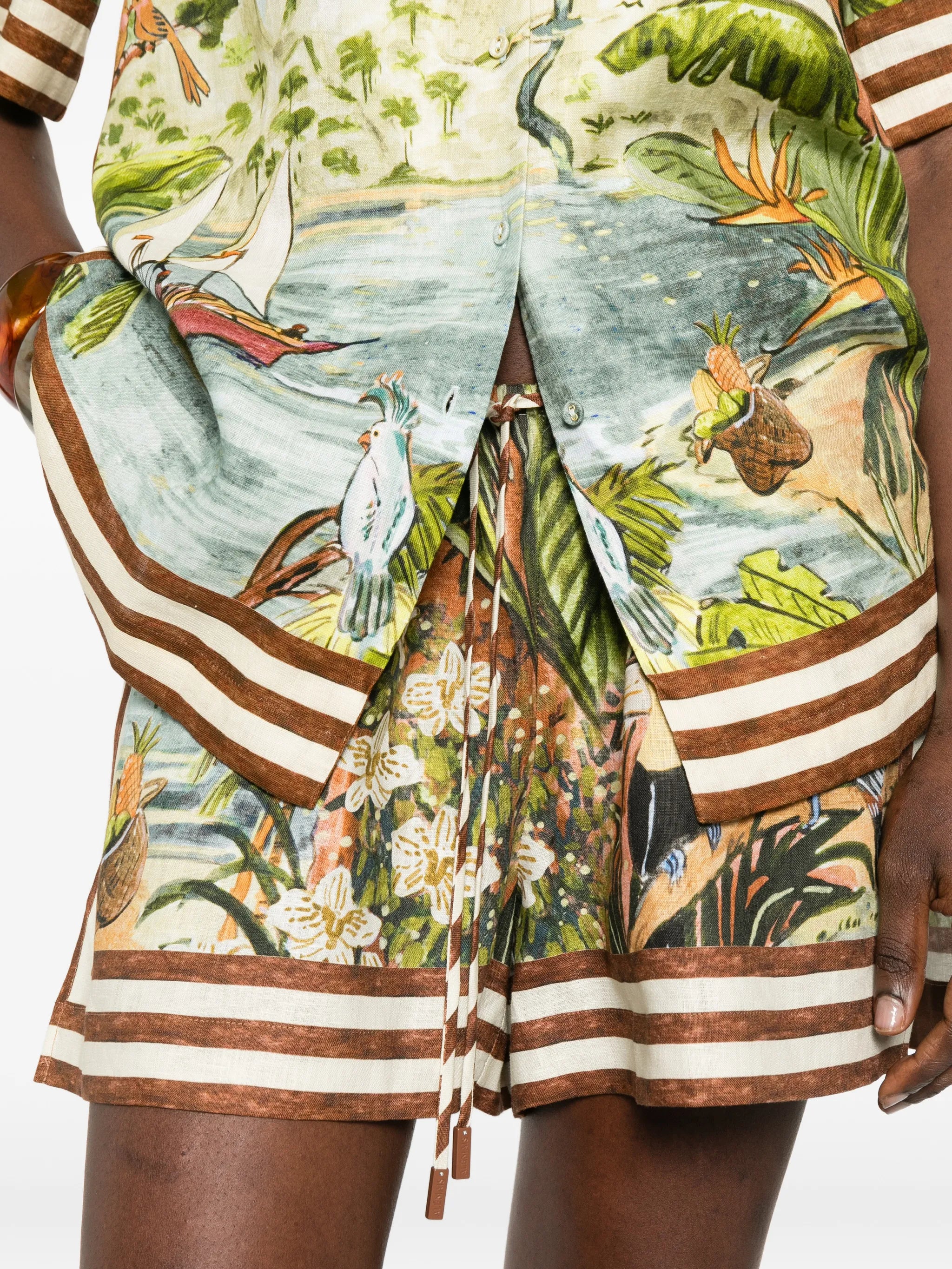 Toucan Tango print shorts