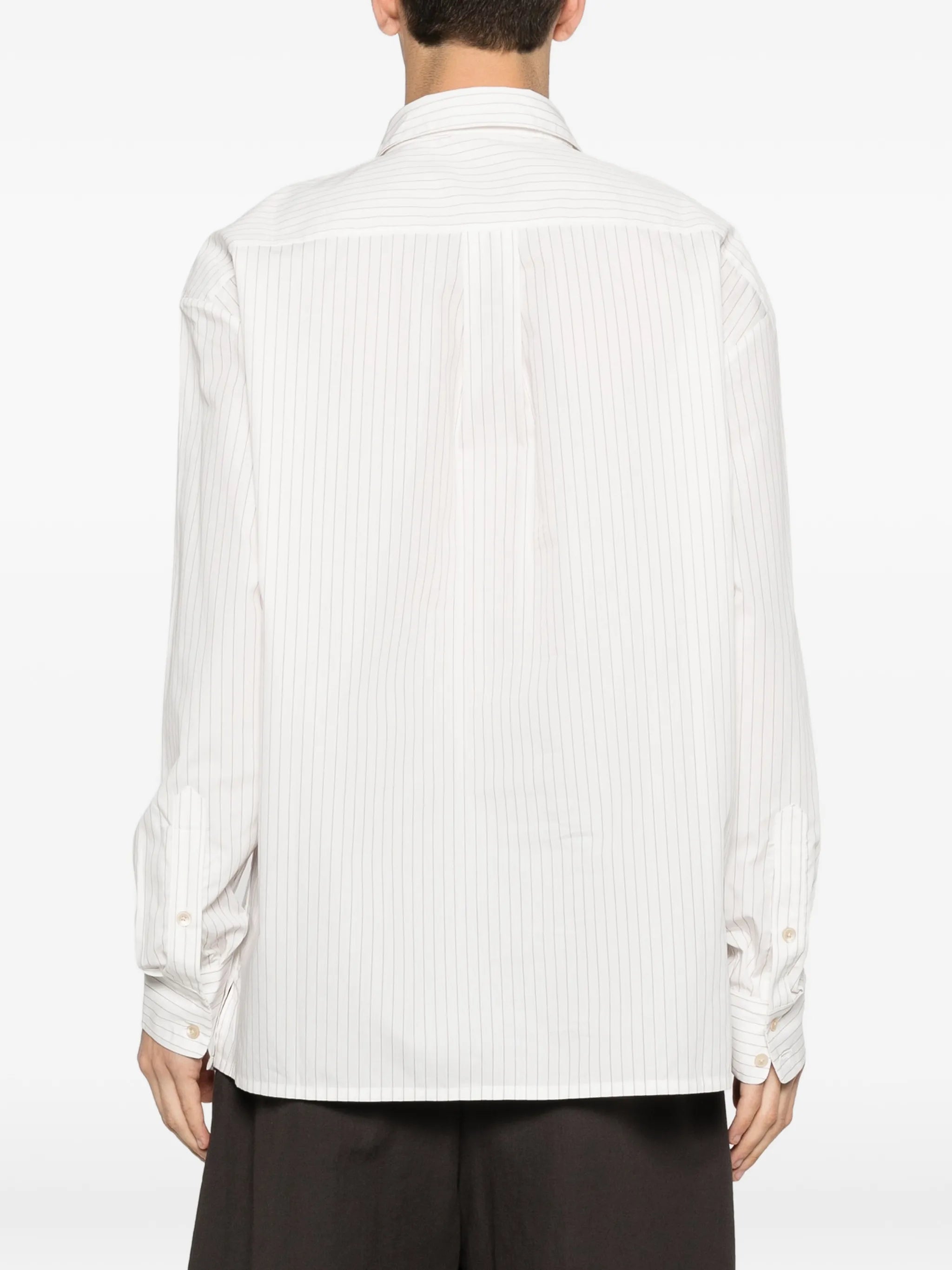 Gusto striped long-sleeve shirt