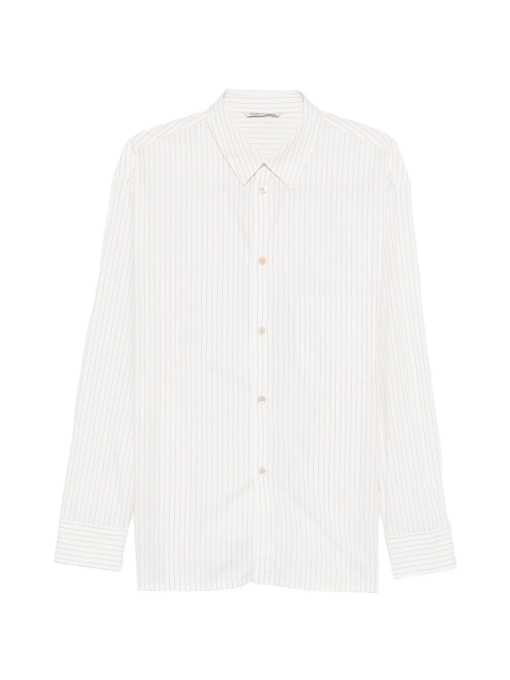 Gusto striped long-sleeve shirt
