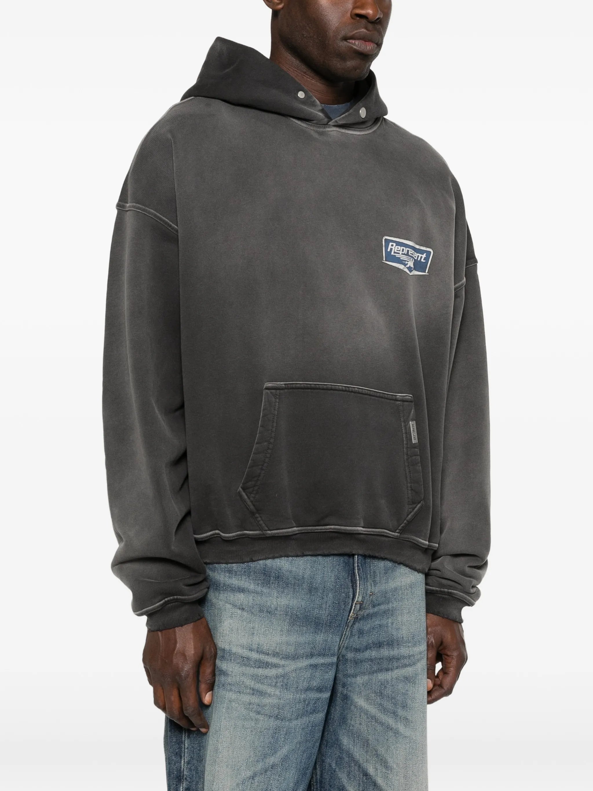 logo-print hoodie