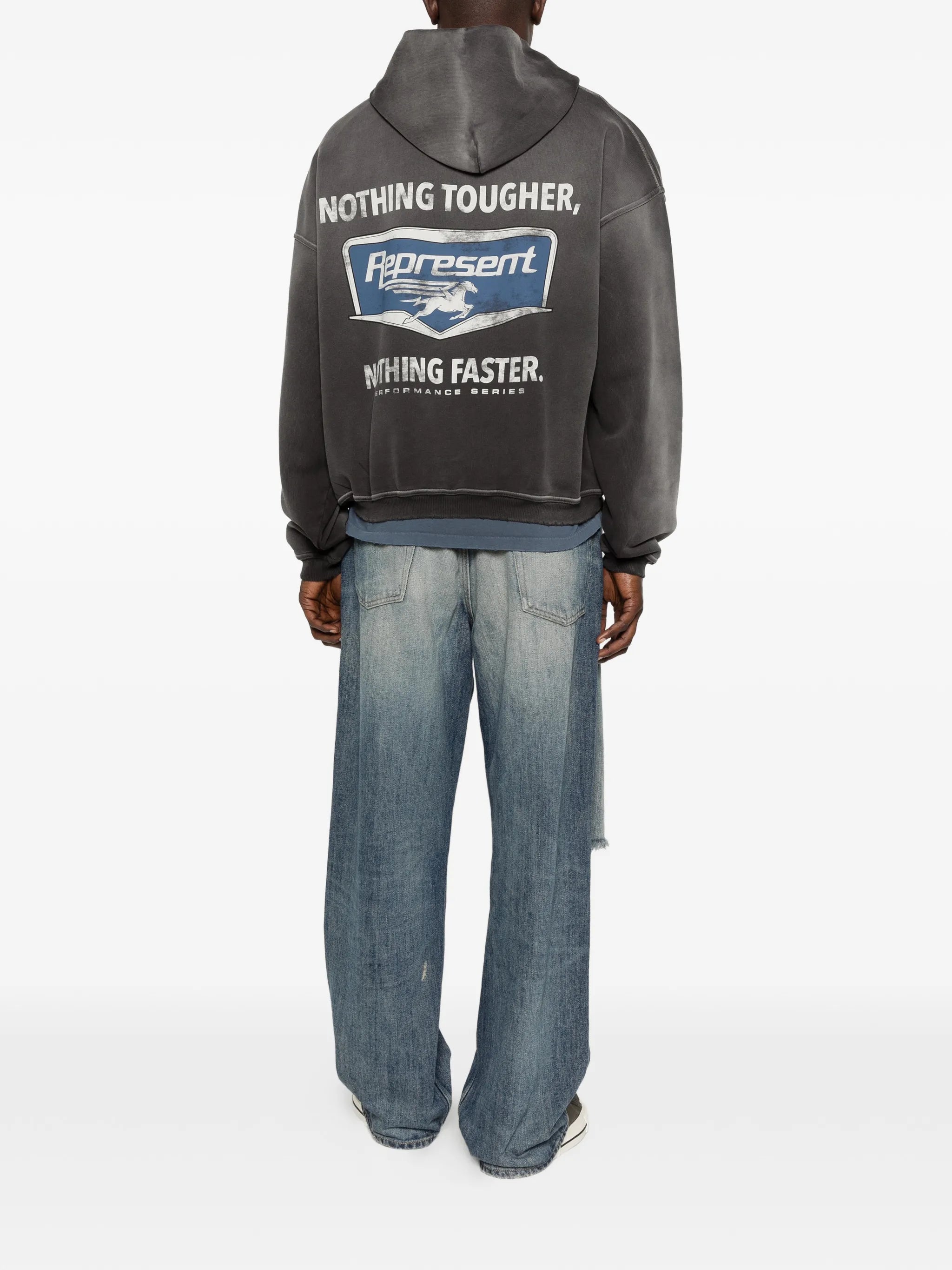 logo-print hoodie