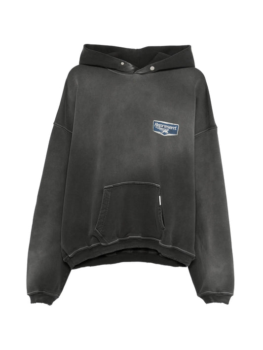 logo-print hoodie