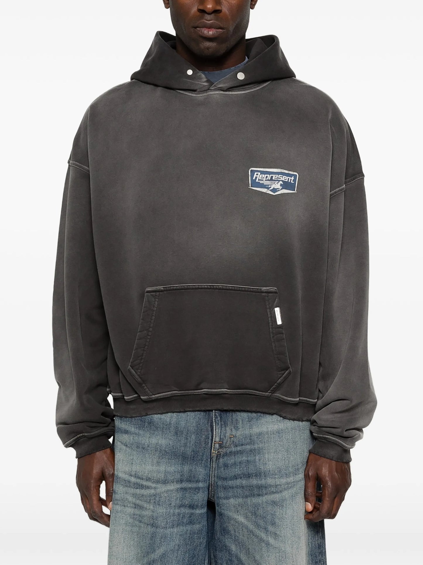 logo-print hoodie