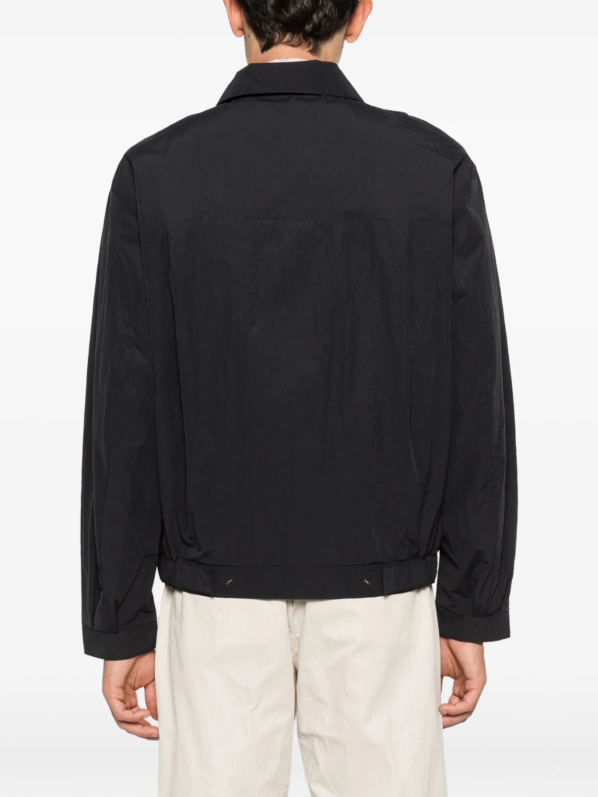 Embu patch pocket zip jacket