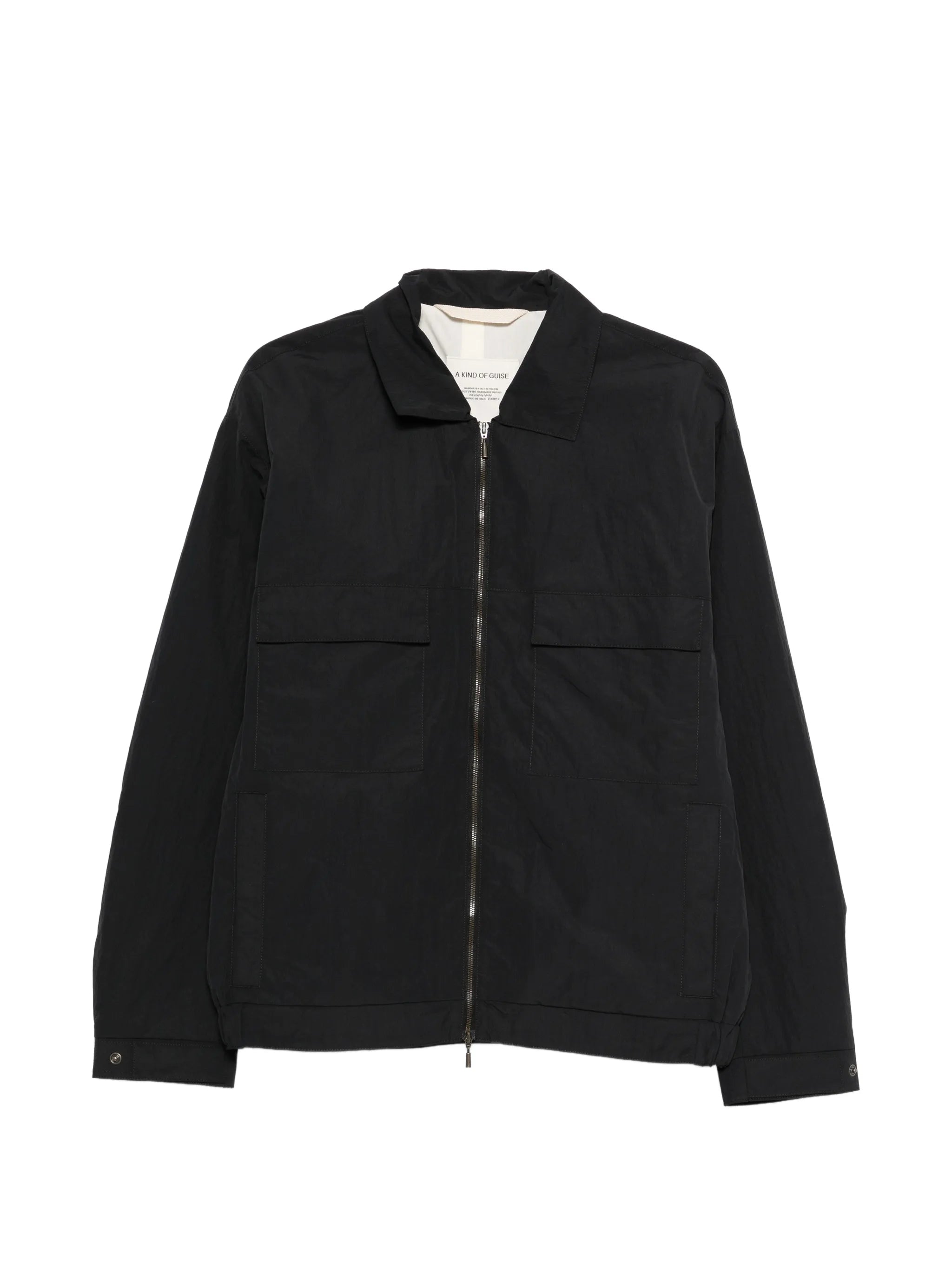Embu patch pocket zip jacket