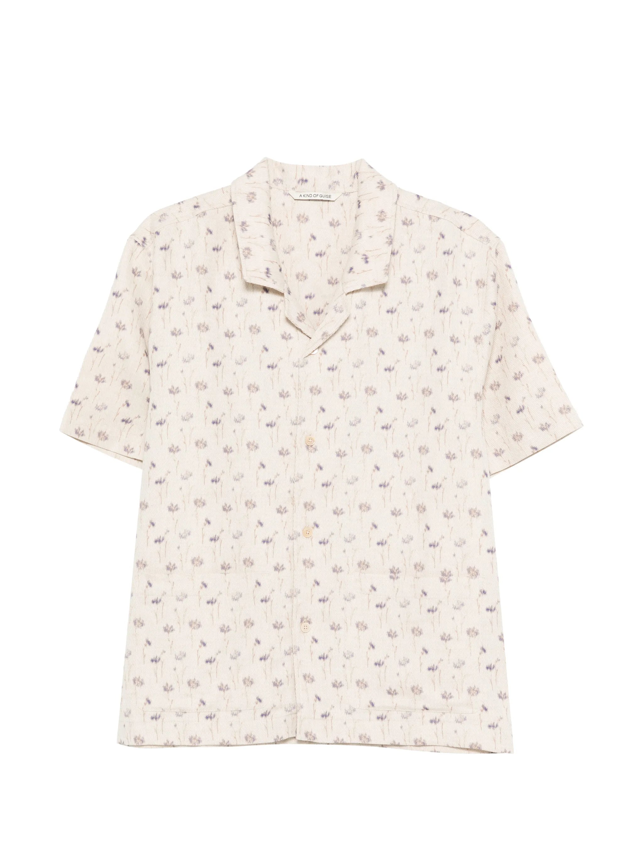 Salvi floral field short-sleeve shirt