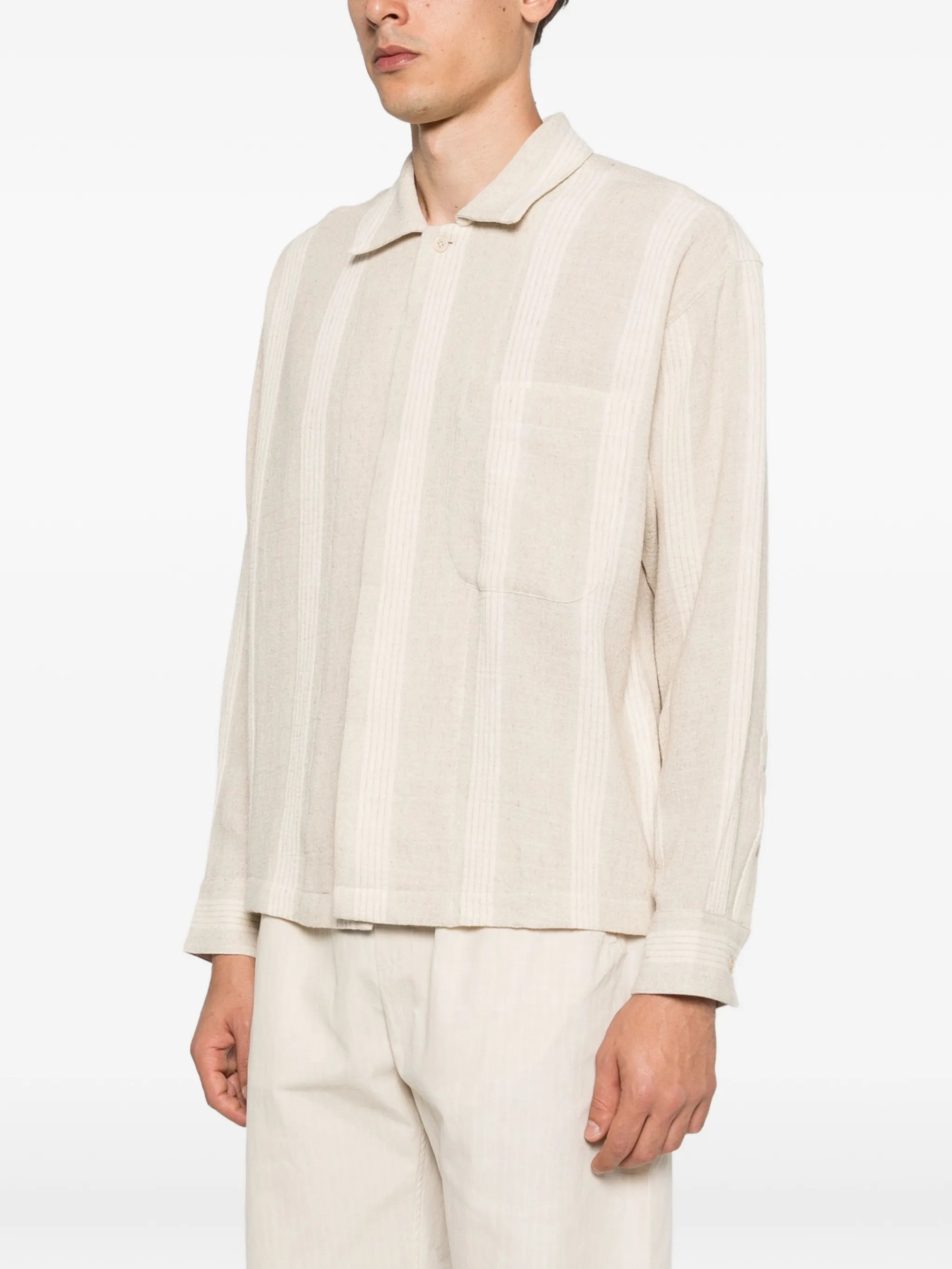 Rumba striped pocket shirt