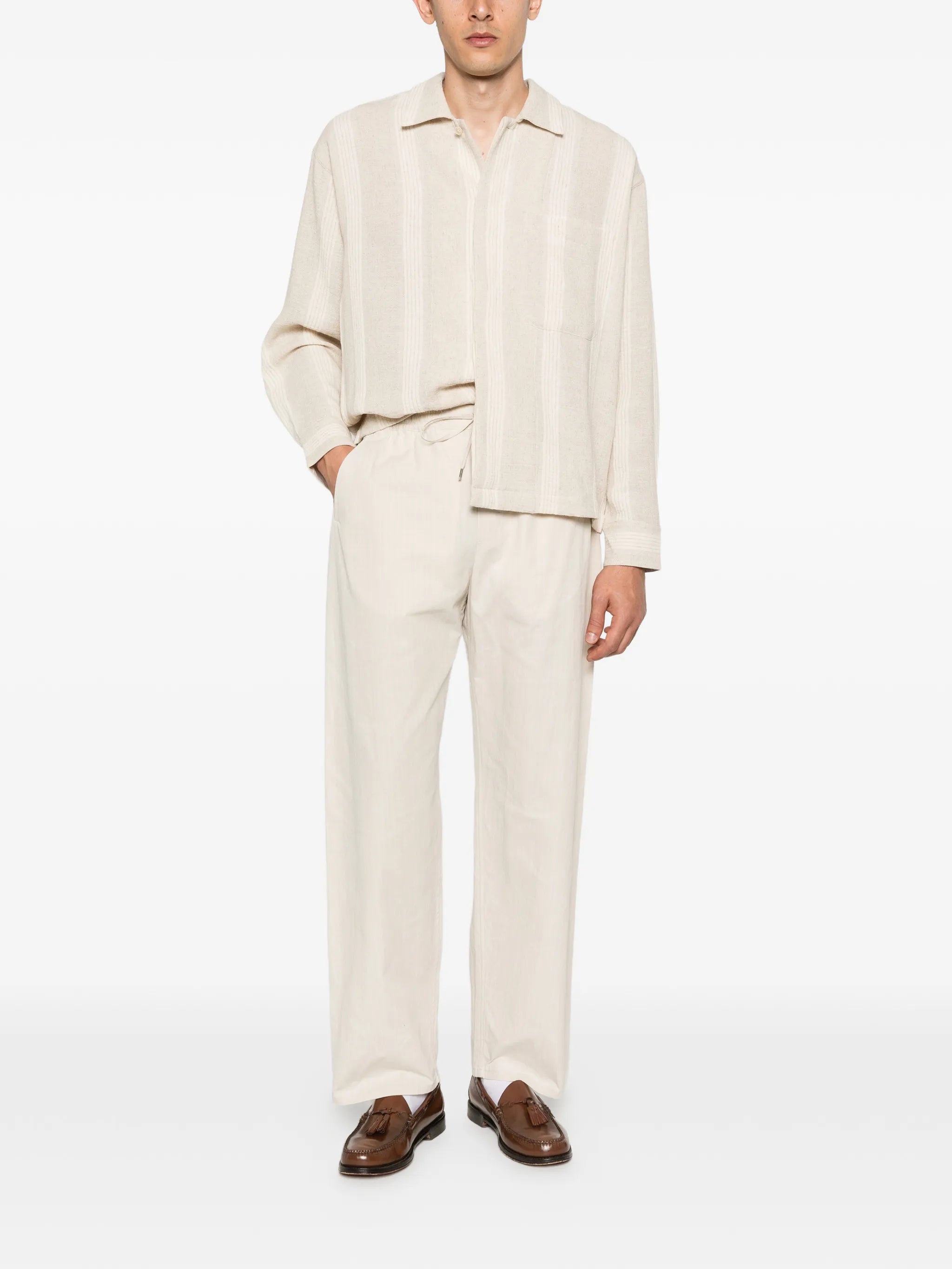 Rumba striped pocket shirt