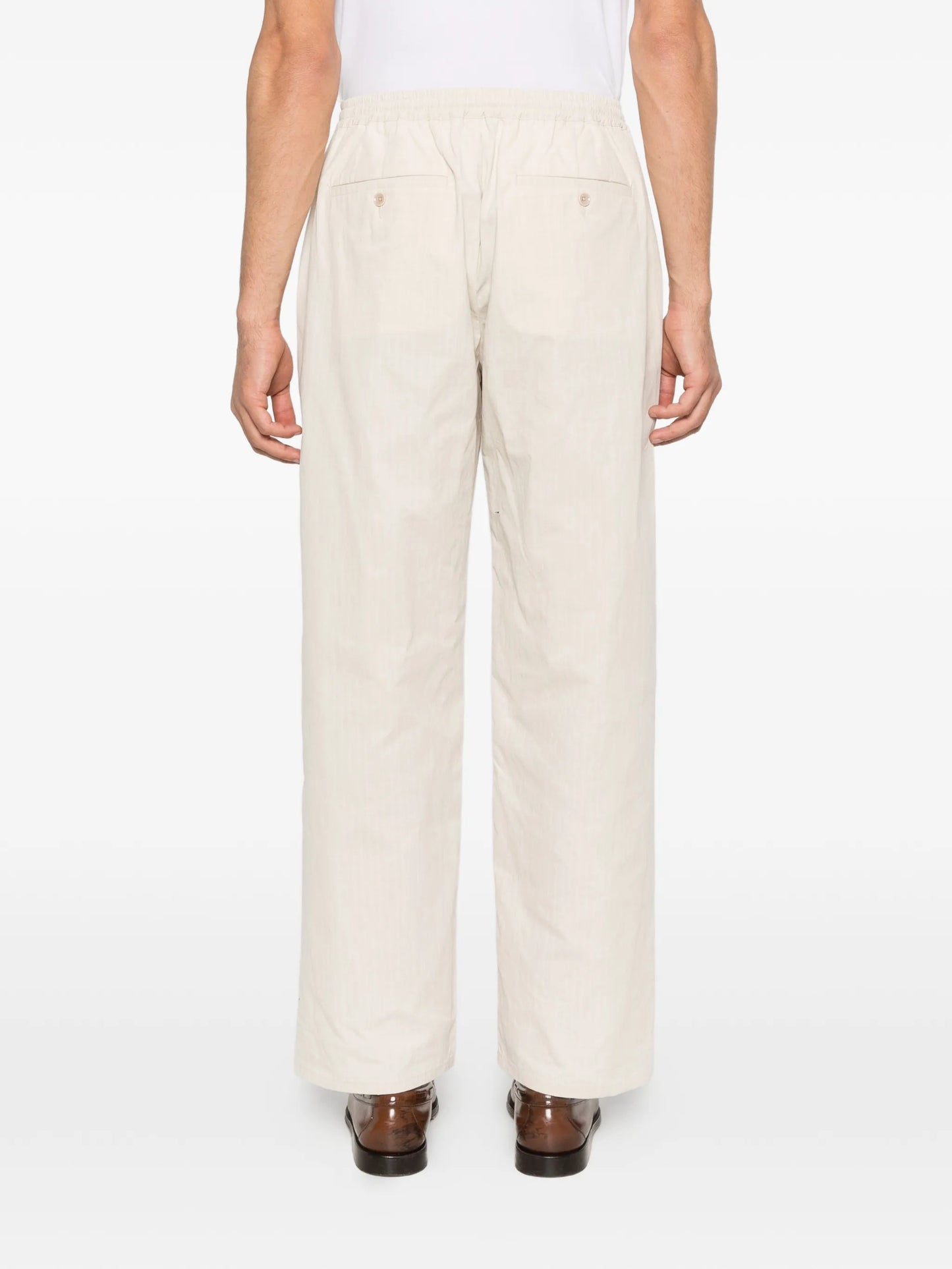 drawstring relaxed trousers