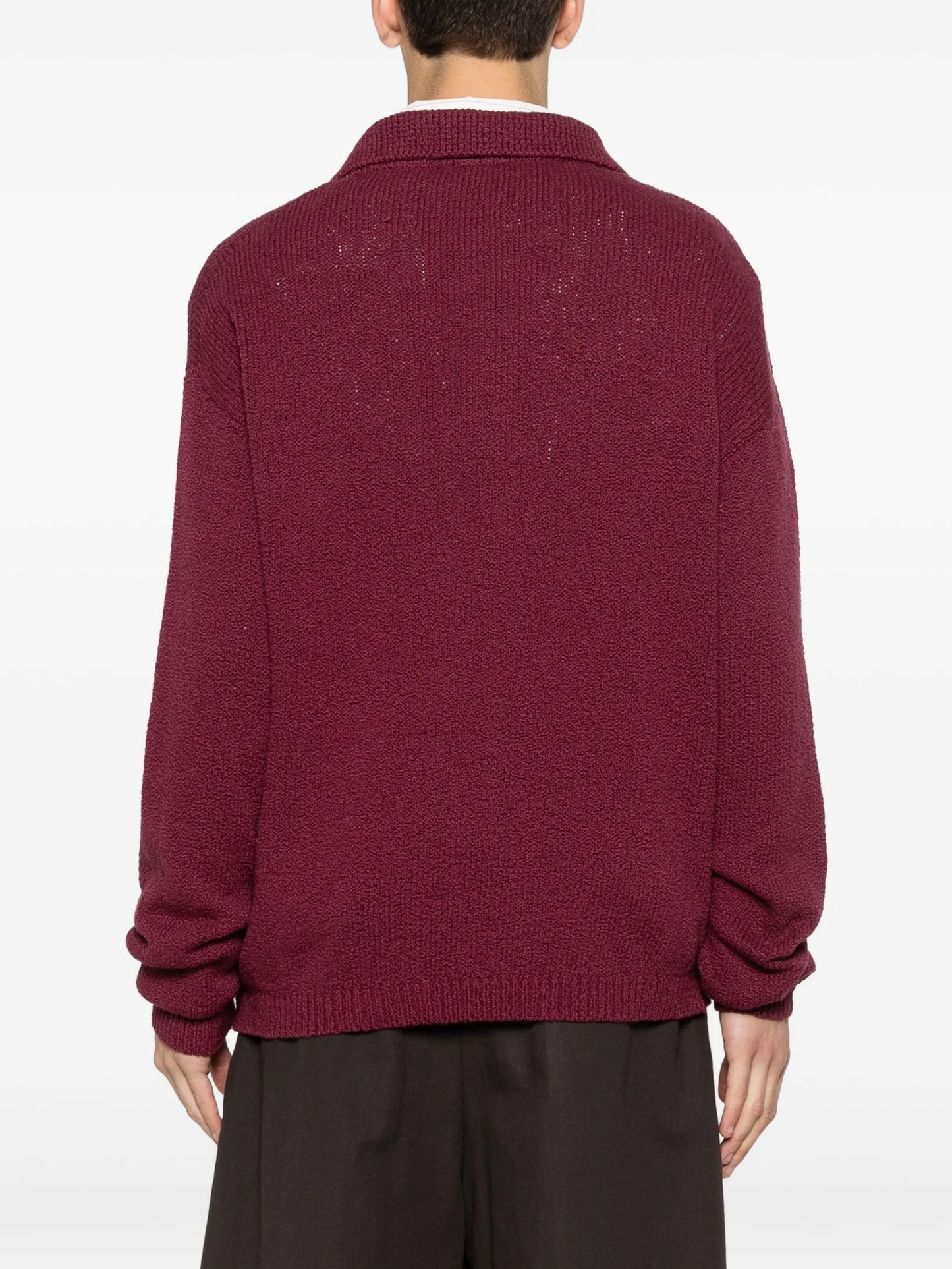Marabou V-neck sweater