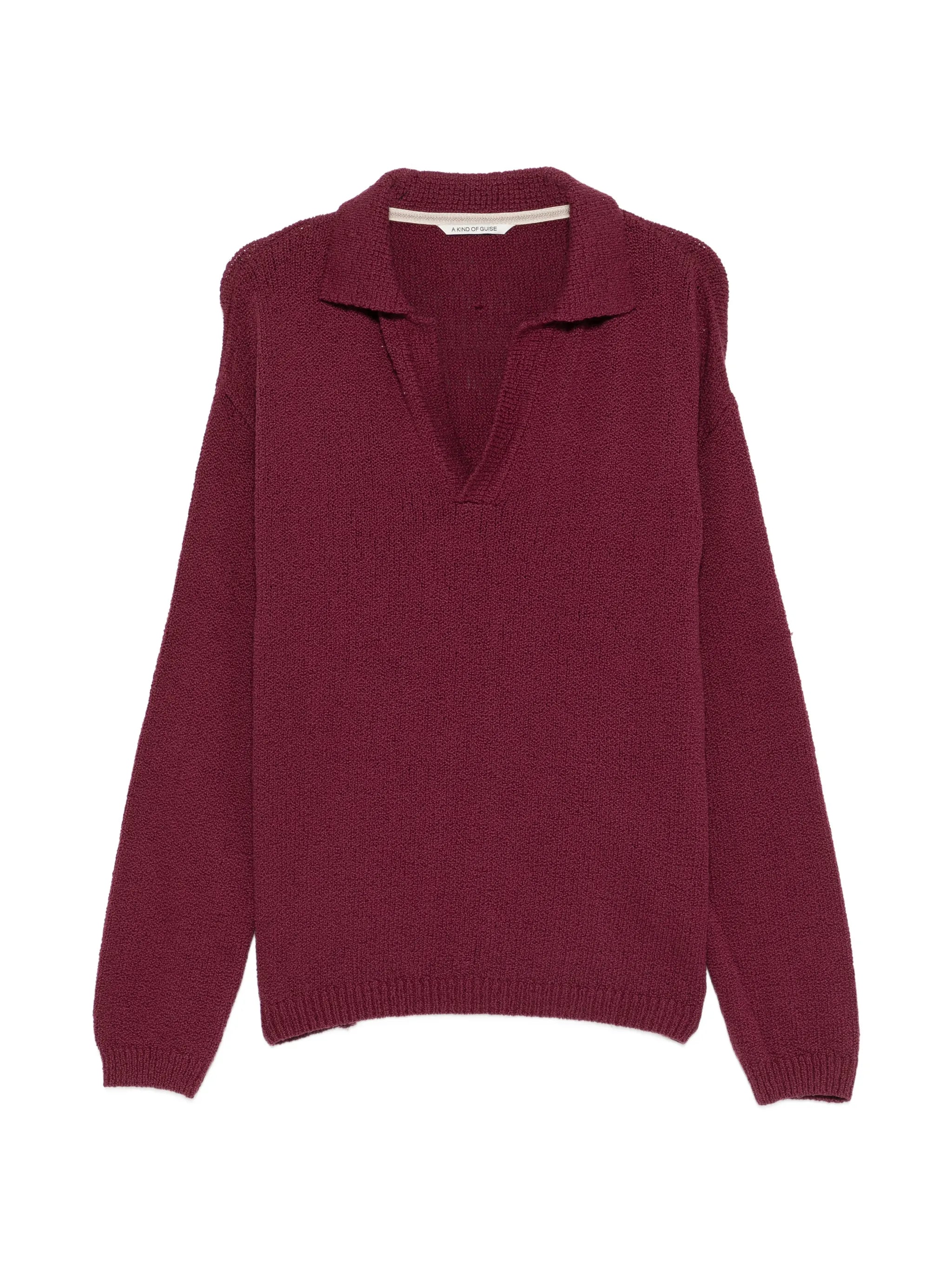 Marabou V-neck sweater