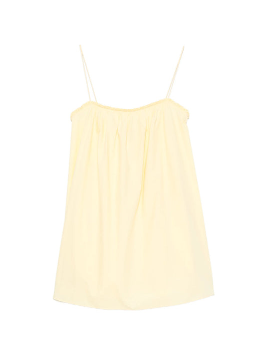frill-trim mini dress