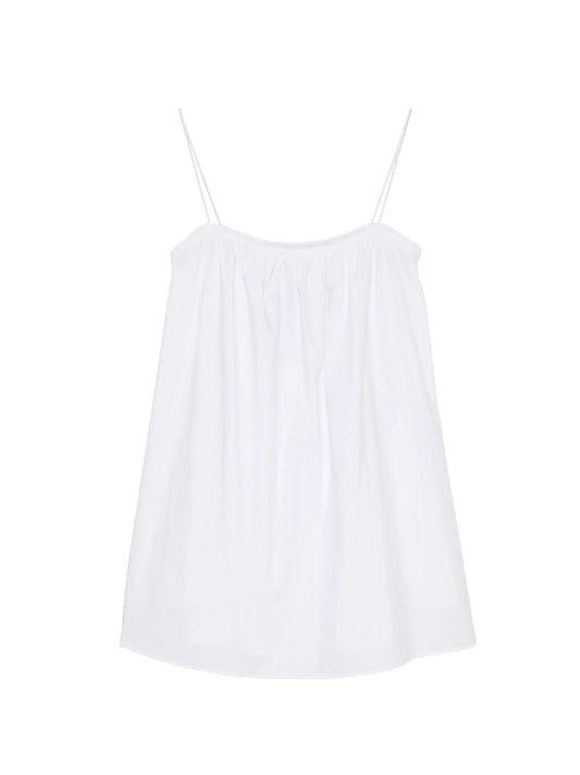 frill-trim mini dress